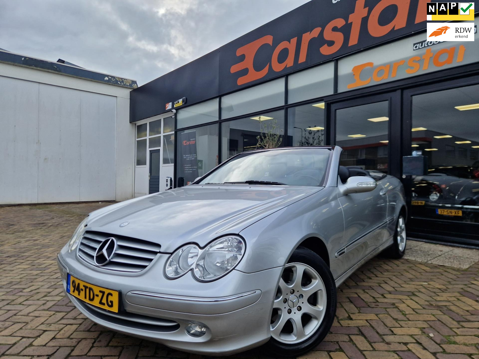 Mercedes-Benz CLK-klasse Cabrio 200 K. Elegance|Leer|Stoelverwarming|Cruise|