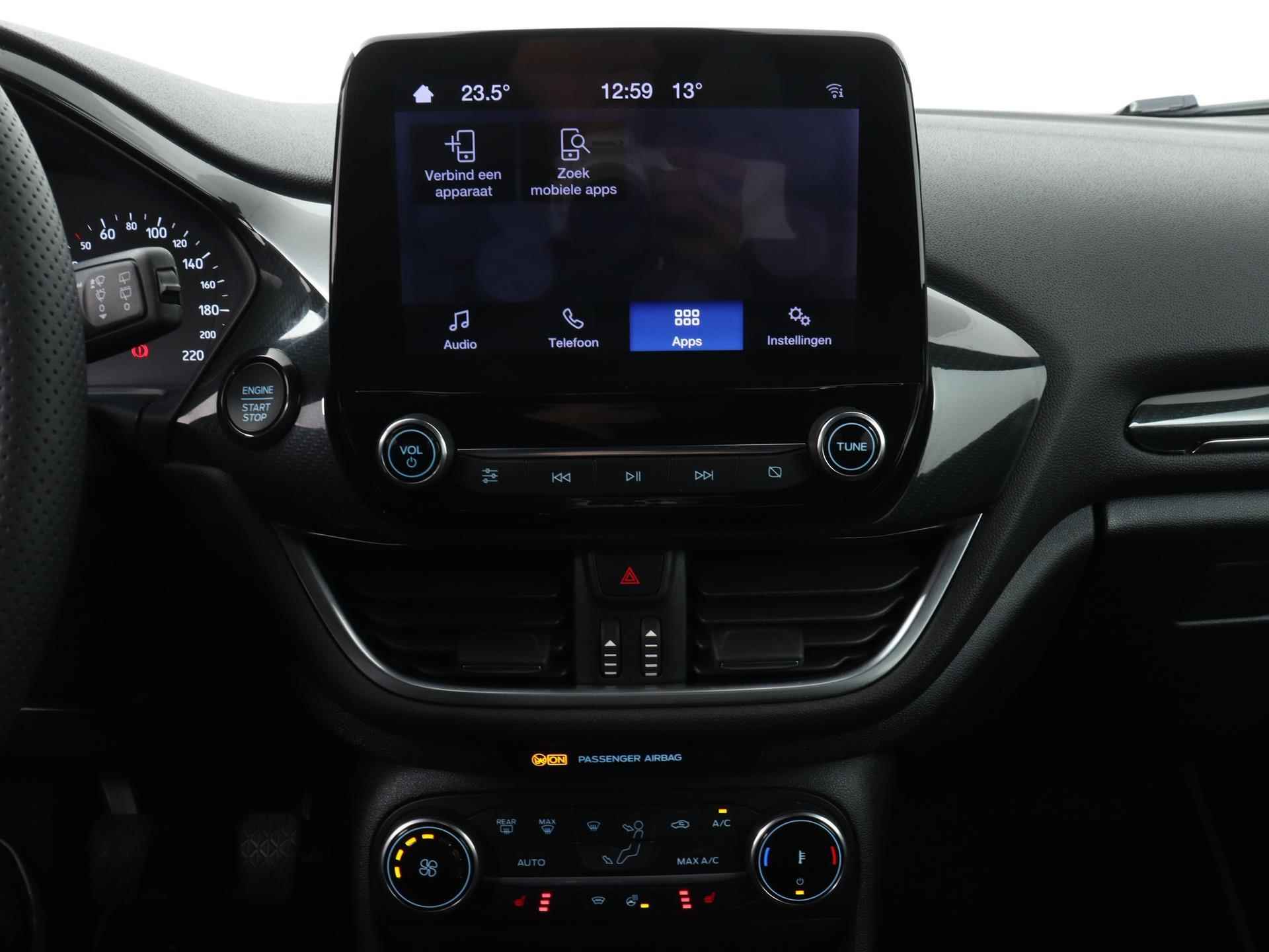 Ford Fiesta 1.0 EcoBoost Hybrid ST-Line | 125PK | Rijklaar! | Navigatie | Parkeersensoren | Climate control | Keyless entry - 13/20