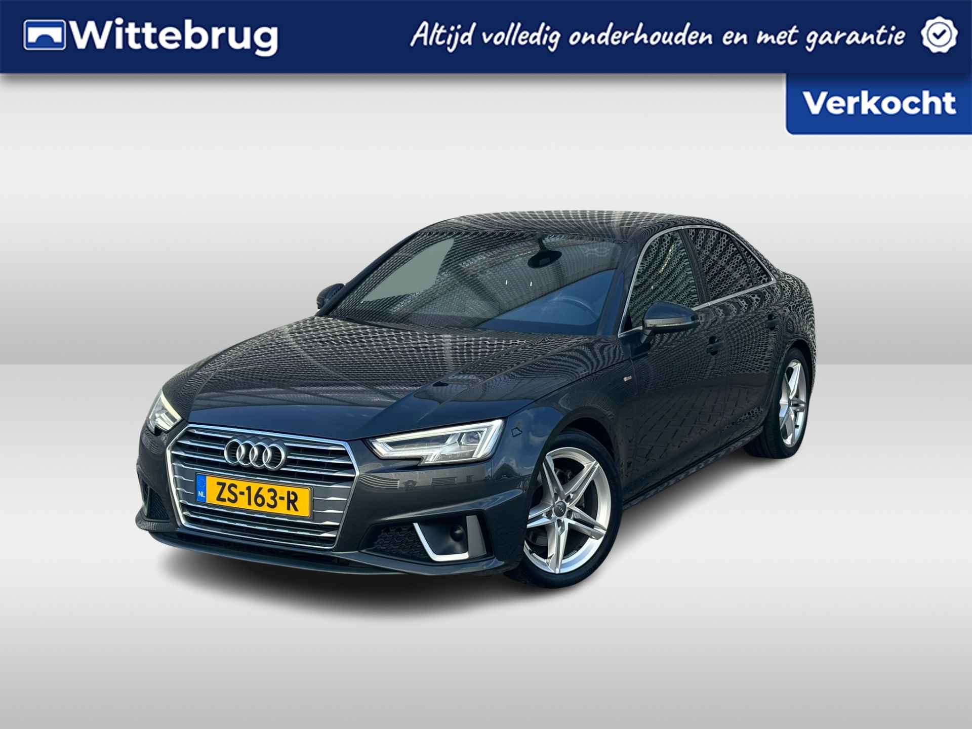 Audi A4 Limousine 35 TFSI 150pk DSG Sport S line edition / LED / Clima / Navigatie / PDC Achter / 18" LMV - 1/25