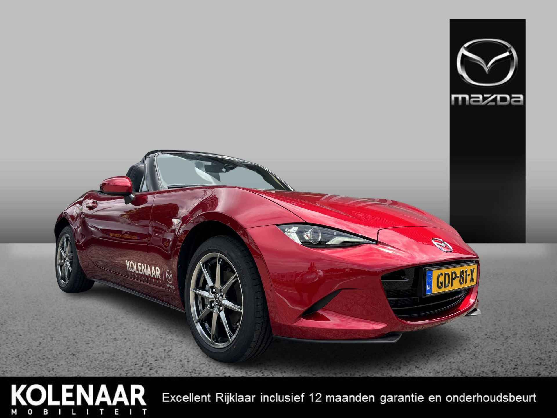 Mazda MX-5 1.5 Sky-G 132 Exclusive-Line /1e eigenaar/Dealeronderhouden/Navi/ECC/Keyless/Leder/CarPlay - 1/27