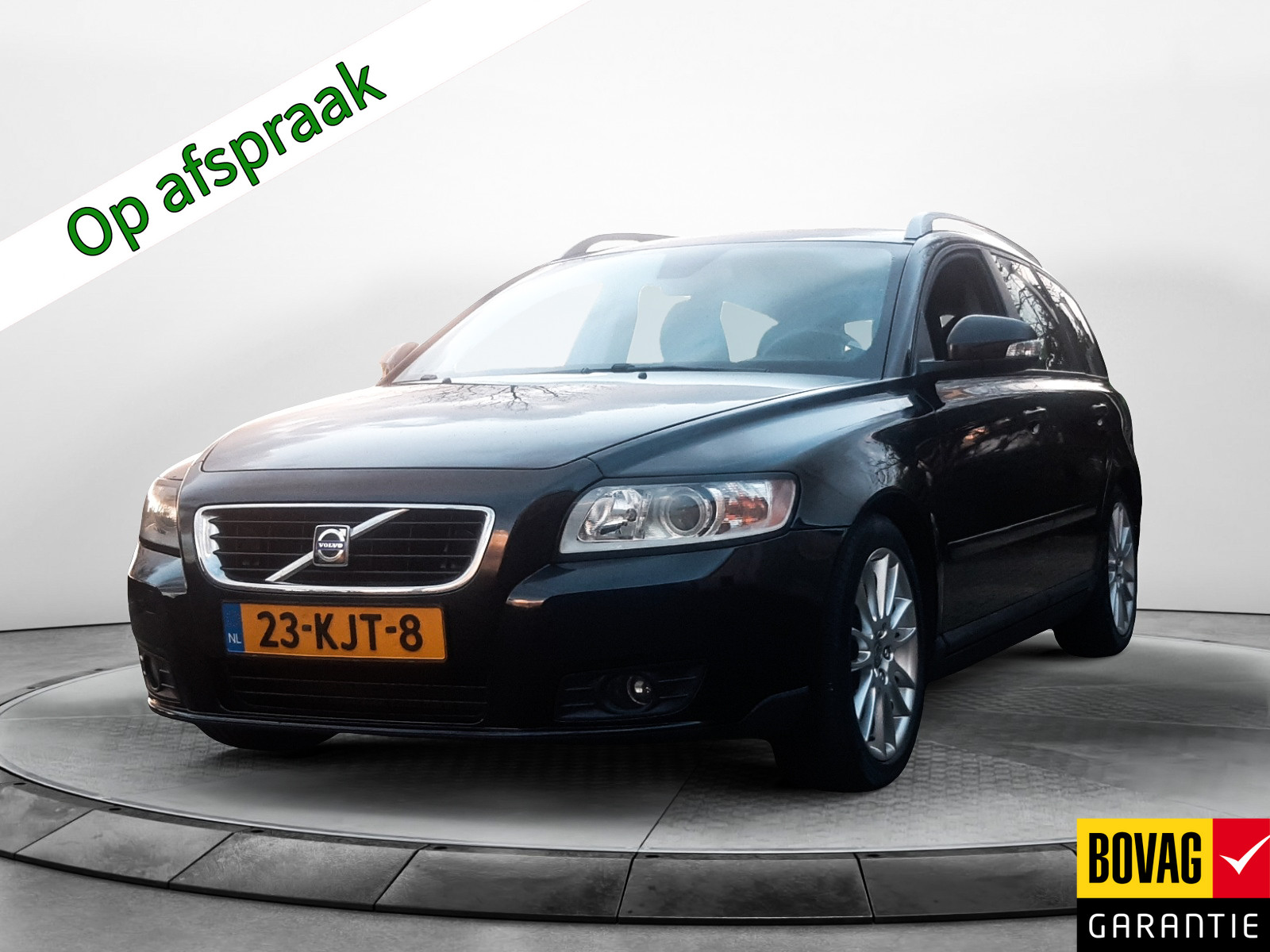 Volvo V50 2.0 (146 PK) 2e-Eig. Keurig-Onderh. BOVAG-GARANTIE. NL-AUTO. Trekhaak, Navigatie, Airco/Climate, L.M.Velgen-17-Inch, Black-Edition, Elektrische-Bestuurderstoel, Cruise-Control, Audio-High-Performance