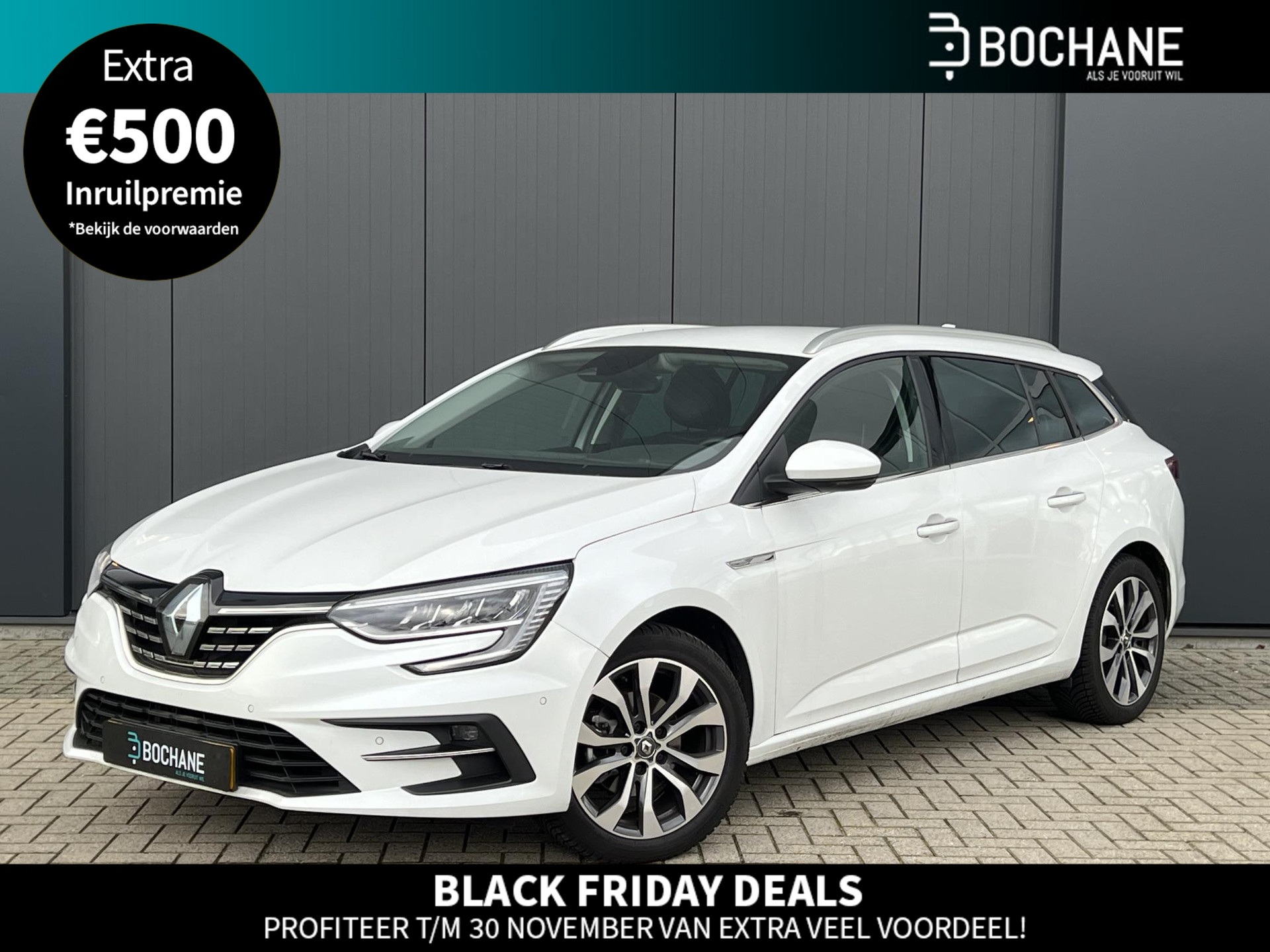 Renault Mégane Estate 1.3 TCe 140 EDC Techno | Automaat | Half leder | Navigatie | Metallic lak | Trekhaak | Grote laadruimte