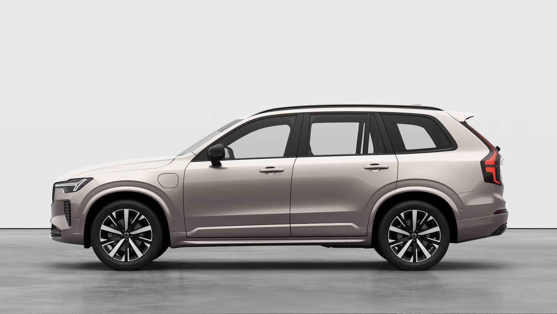 Volvo XC90 T8 Plug-in hybrid AWD AUT8 455PK Ultra Dark, **NU IN DE SHOWROOM**NIEUW MODEL** Bright Dusk Metallic, Nordico Microtech Cardamom Quilted/Cardamom, 20" Lichtmetalen velgen - 7/9