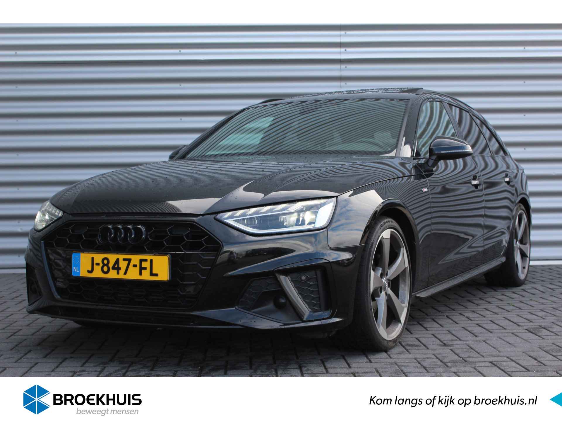 Audi A4 Avant 40 TFSI 190PK LAUNCH EDITION SPORT S-LINE / NAVI / LEDER / CLIMA / FULL-LED / PDC / CAMERA / 19" INCH ROTOR / PANO. DAK / - 1/2