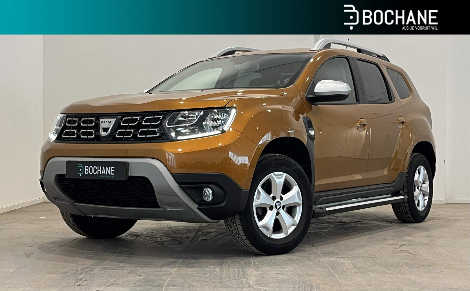 Dacia Duster 1.2 TCe 125 Comfort | Sidebars | Trekhaak | Airco | Cruise Control | Parkeersensoren | Lichtmetalen velgen 16"