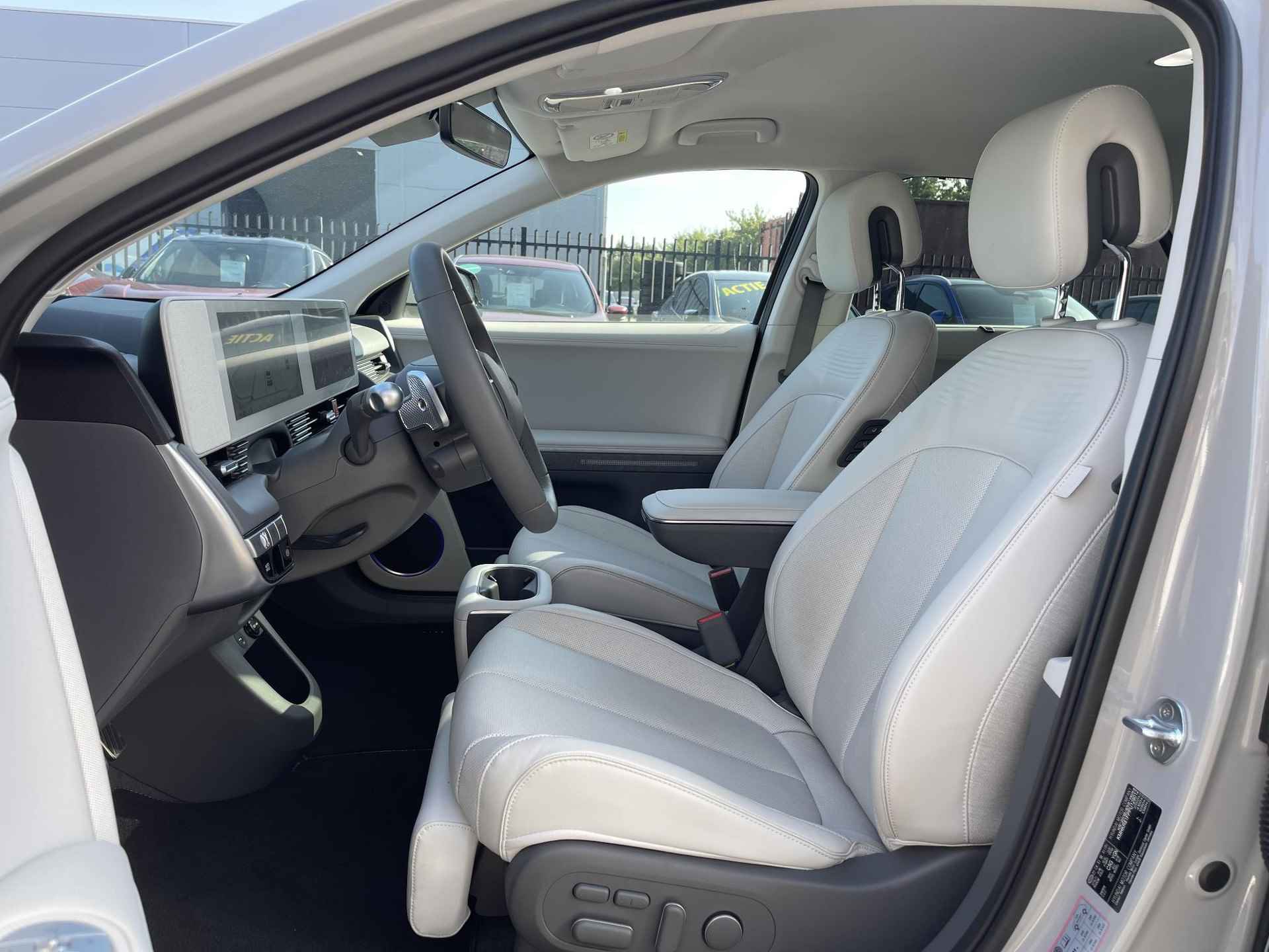 Hyundai IONIQ 5 Lounge AWD 77 kWh | Lounge Stoelen | Head-Up Display | BOSE Audio | Vol-Leder | 360° Camera | Stuur- + Stoelverwarming | 20'' Velgen | Rijklaarprijs! - 9/31