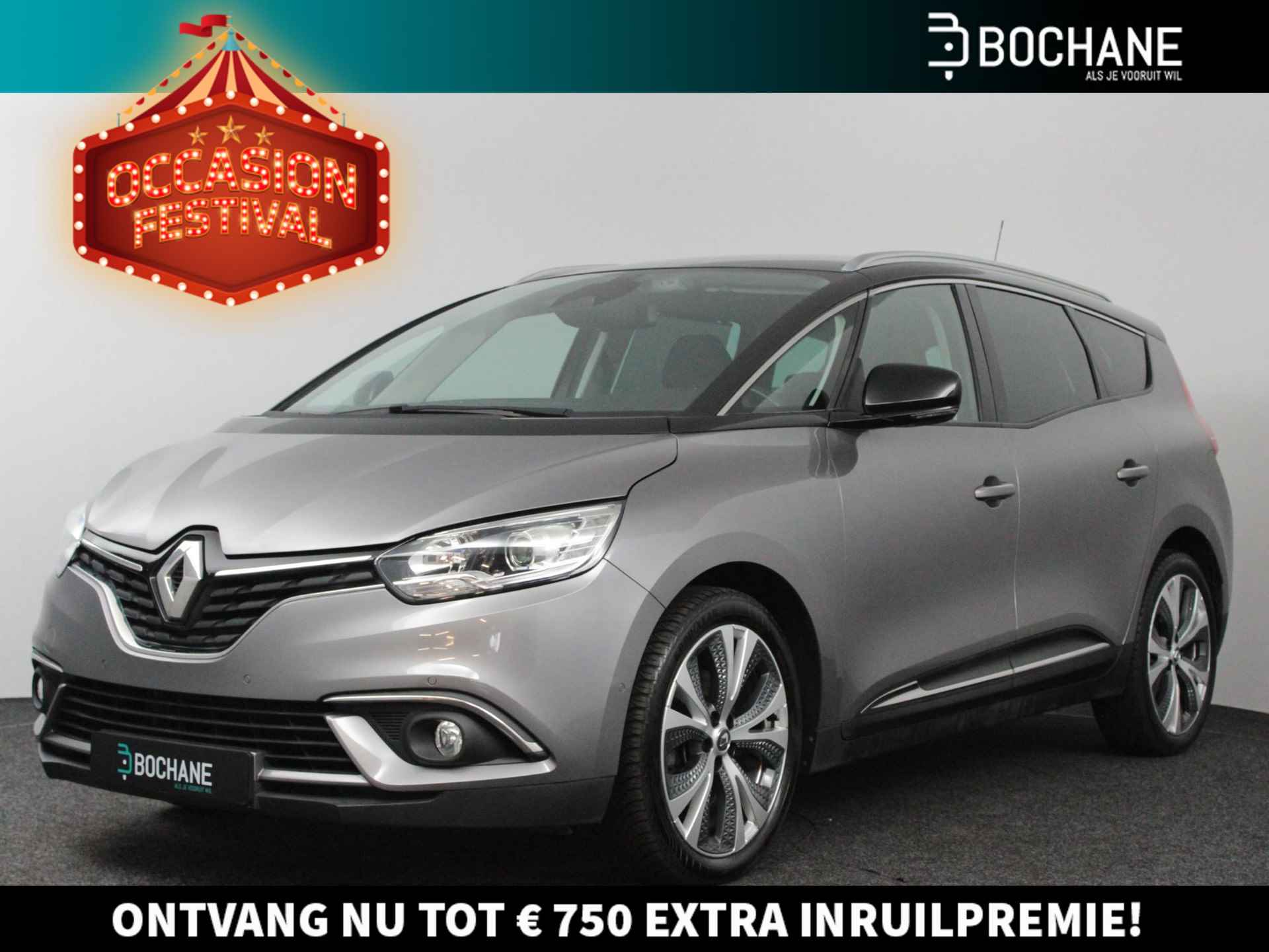 Renault Grand Scénic 1.2 TCe 130 Intens 7p. | NL-auto + dealer onderhouden | Navi | Clima | Cruise | LM velgen 20" | PDC V+A + Camera - 1/52