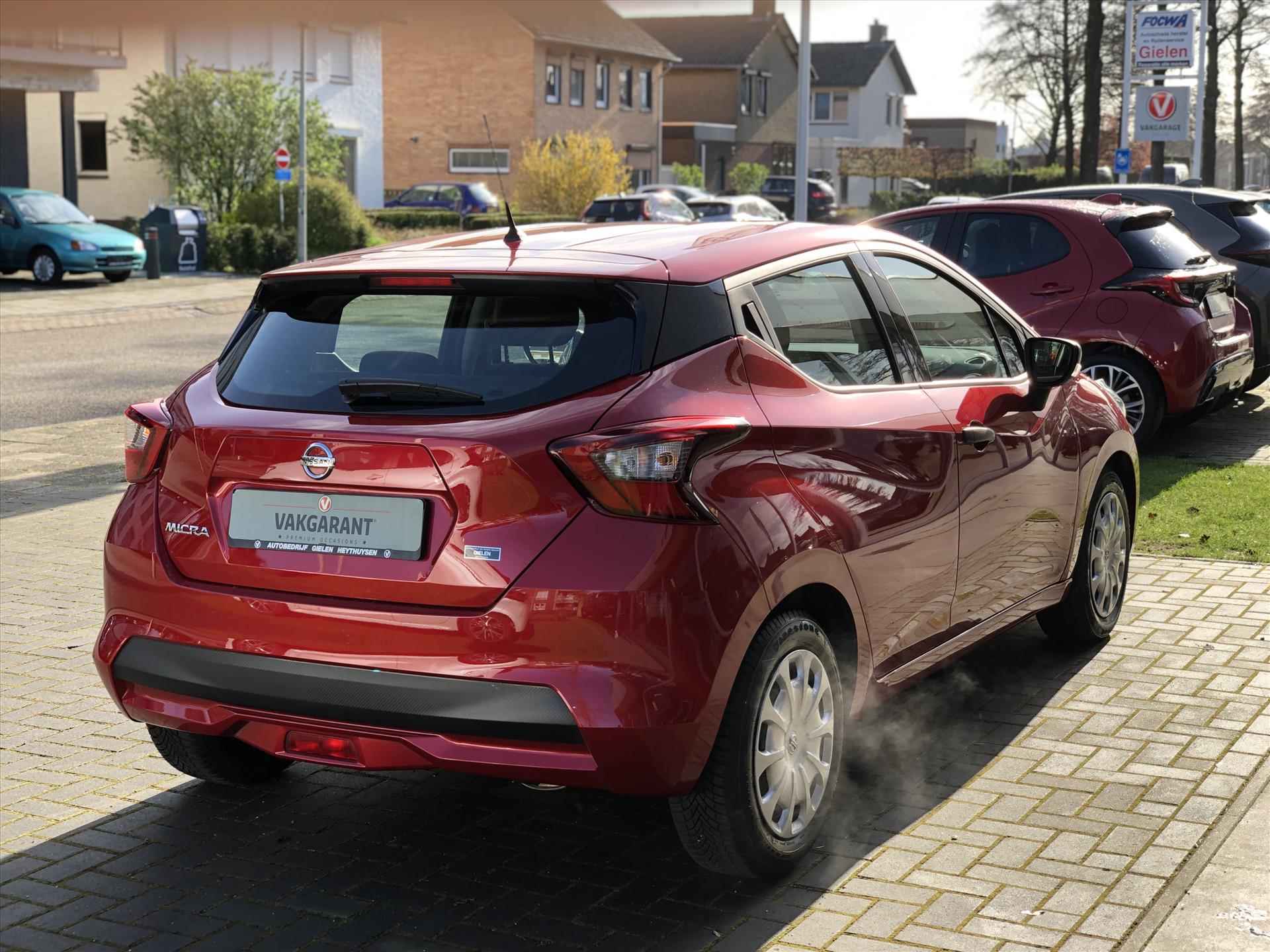 Nissan Micra 1.0 IG-T 92pk Visia + | Climate control, Stoelverwarming, Bluetooth, USB, Snelheidsbegrenzer, Lichtsensor - 3/21