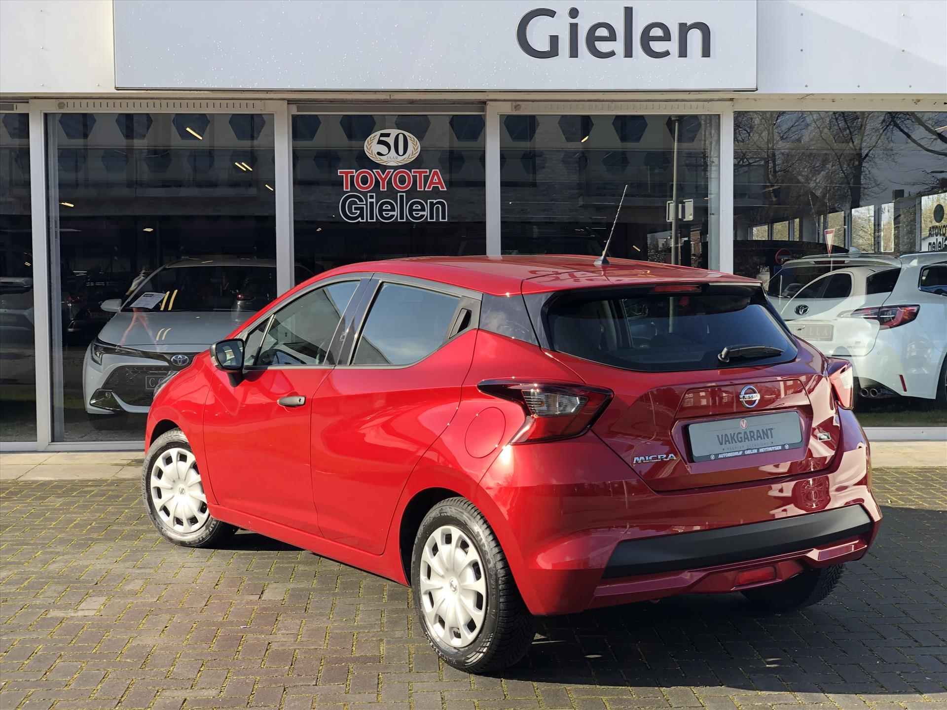 Nissan Micra 1.0 IG-T 92pk Visia + | Climate control, Stoelverwarming, Bluetooth, USB, Snelheidsbegrenzer, Lichtsensor - 21/21