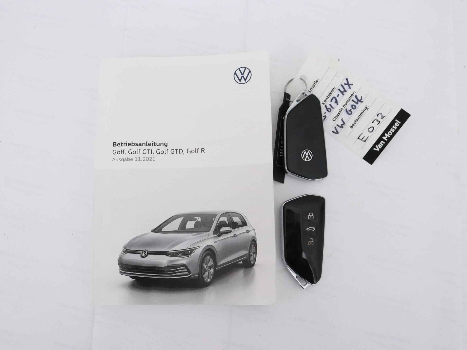 Volkswagen Golf 1.0 eTSI Life  | Automaat | Elektrisch Glazen Panorama-Dak | Apple Carplay/Android Auto | Cruise Control Adaptief | Line Assist | DAB | Zwarte Velgen | 12 Maanden Garantie | - 19/23