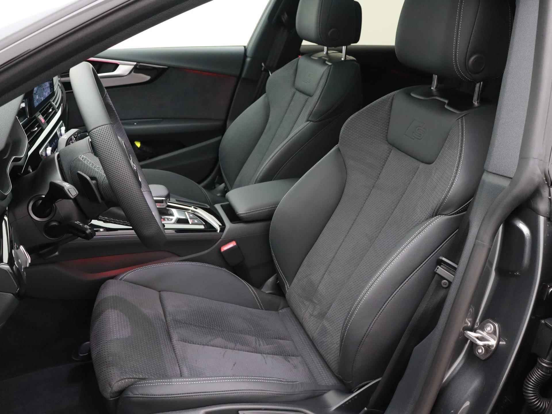 Audi A5 Sportback 40 TFSI S edition 204 PK | Automaat | S line exterieur | S line interieur | Panoramadak | | Navigatie  | Virtual cockpit | Camera | Stoelverwarming | Climate control | Lichtmetalen velgen | Getint glas | Electische kofferklep | - 6/39