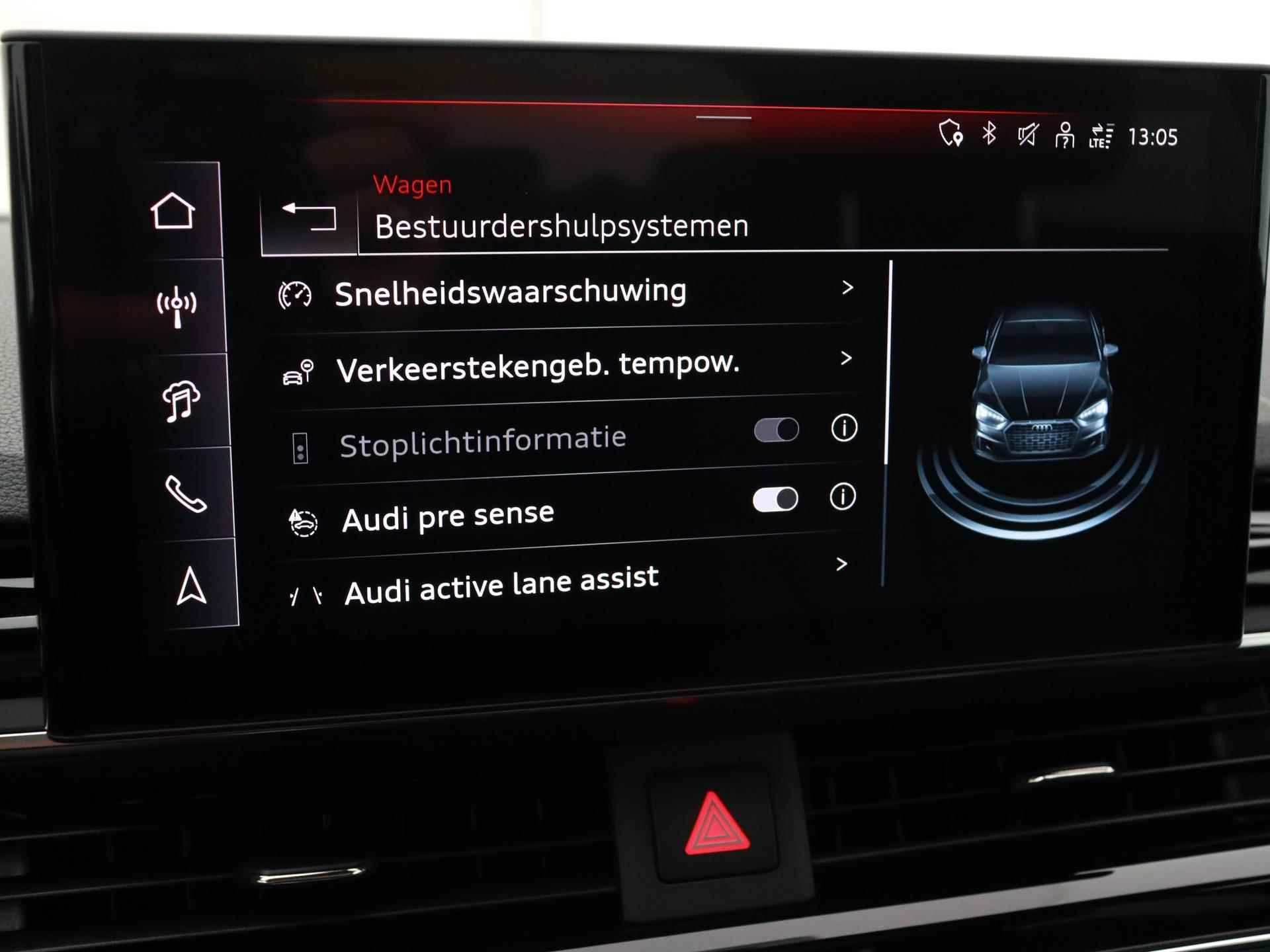 Audi A5 Sportback 40 TFSI S edition 204 PK | Automaat | S line exterieur | S line interieur | Panoramadak | | Navigatie  | Virtual cockpit | Camera | Stoelverwarming | Climate control | Lichtmetalen velgen | Getint glas | Electische kofferklep | - 24/39