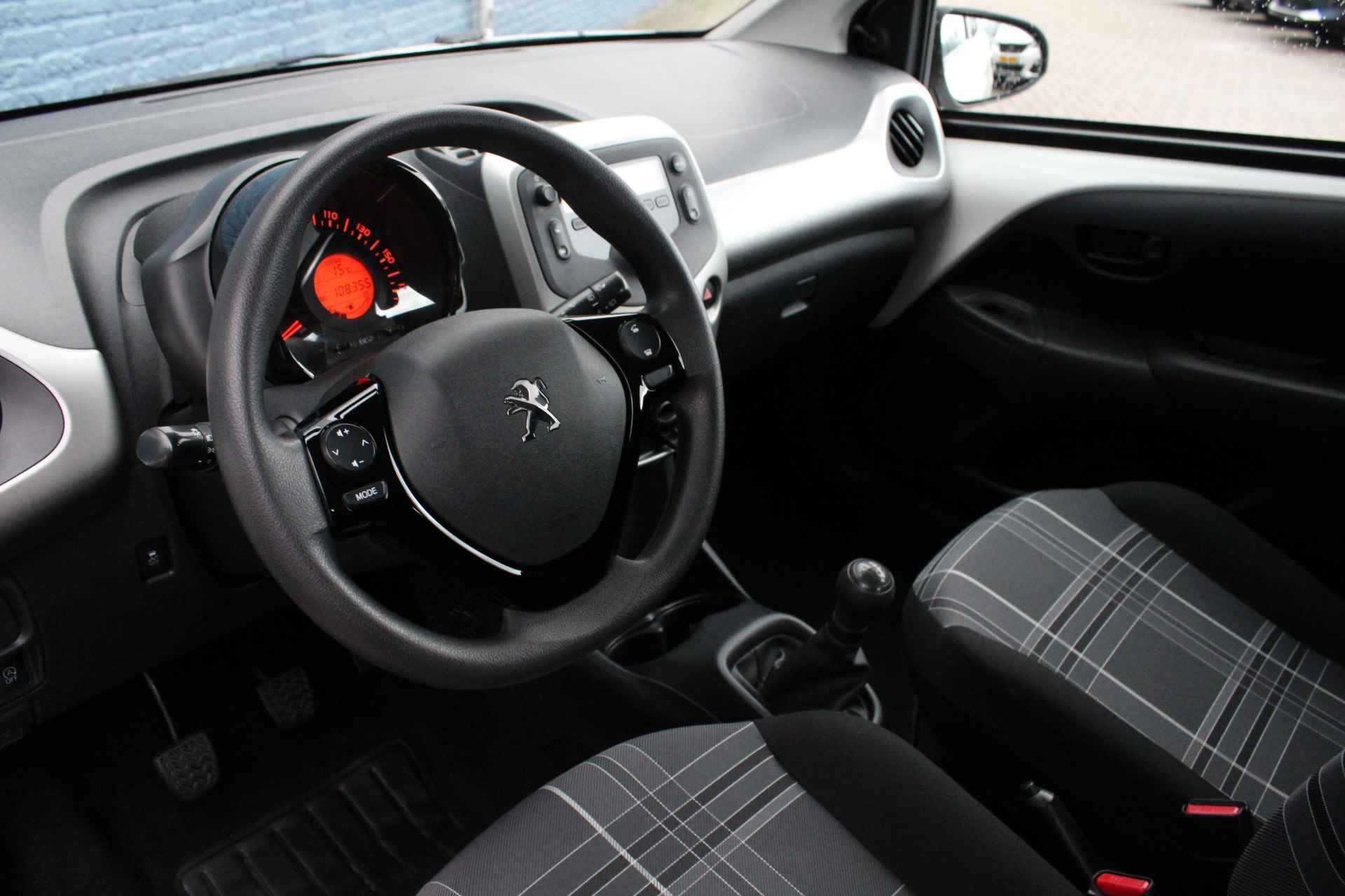 Peugeot 108 5drs 1.0 e-VTi Active | Airconditioning | Bluetooth | LED | Mistlampen | - 16/21