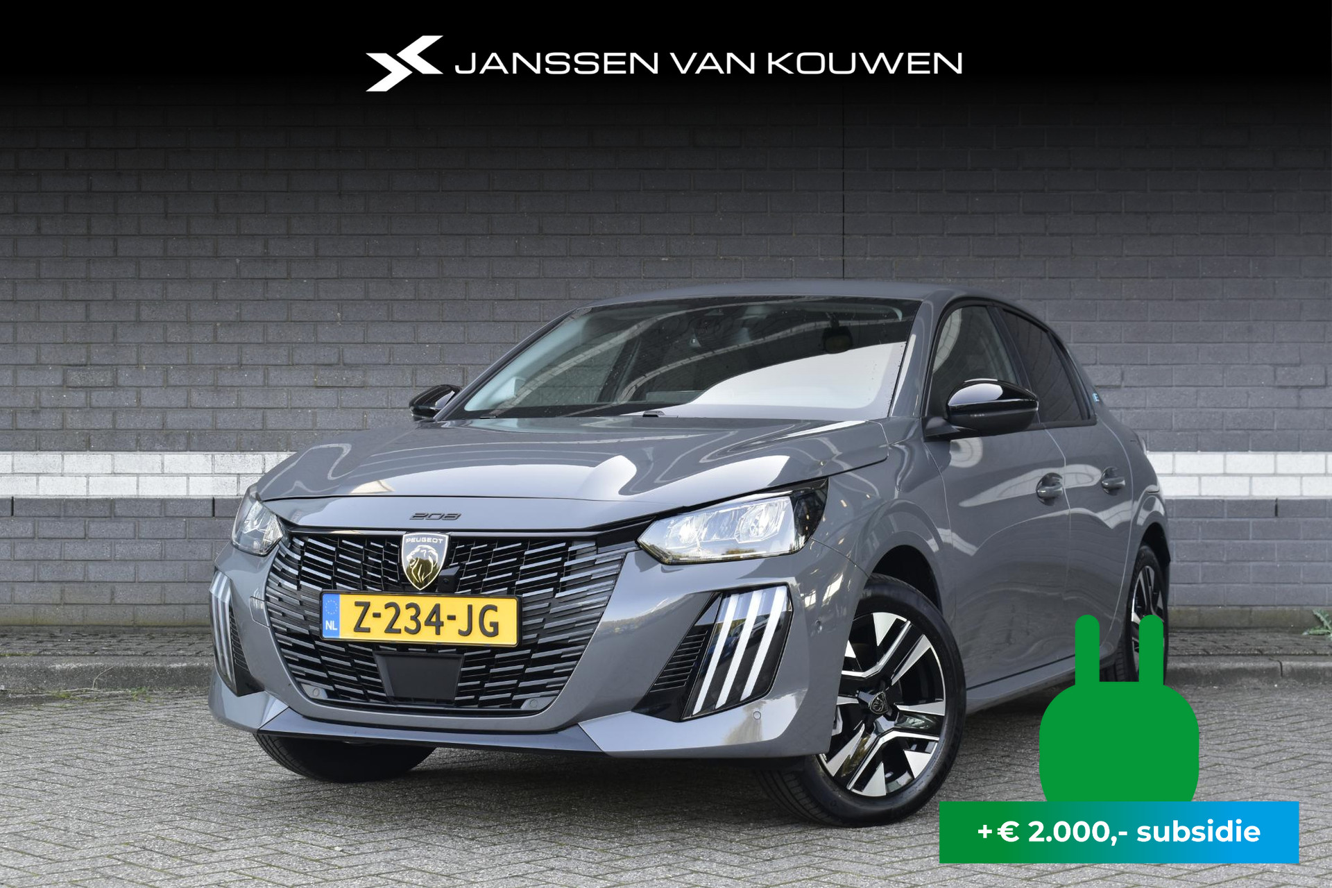 Peugeot e-208 EV Allure 51 kWh / Keyless / 360 Camera / Navi / Draadloze telefoonlader / €2.000,- Subsidie