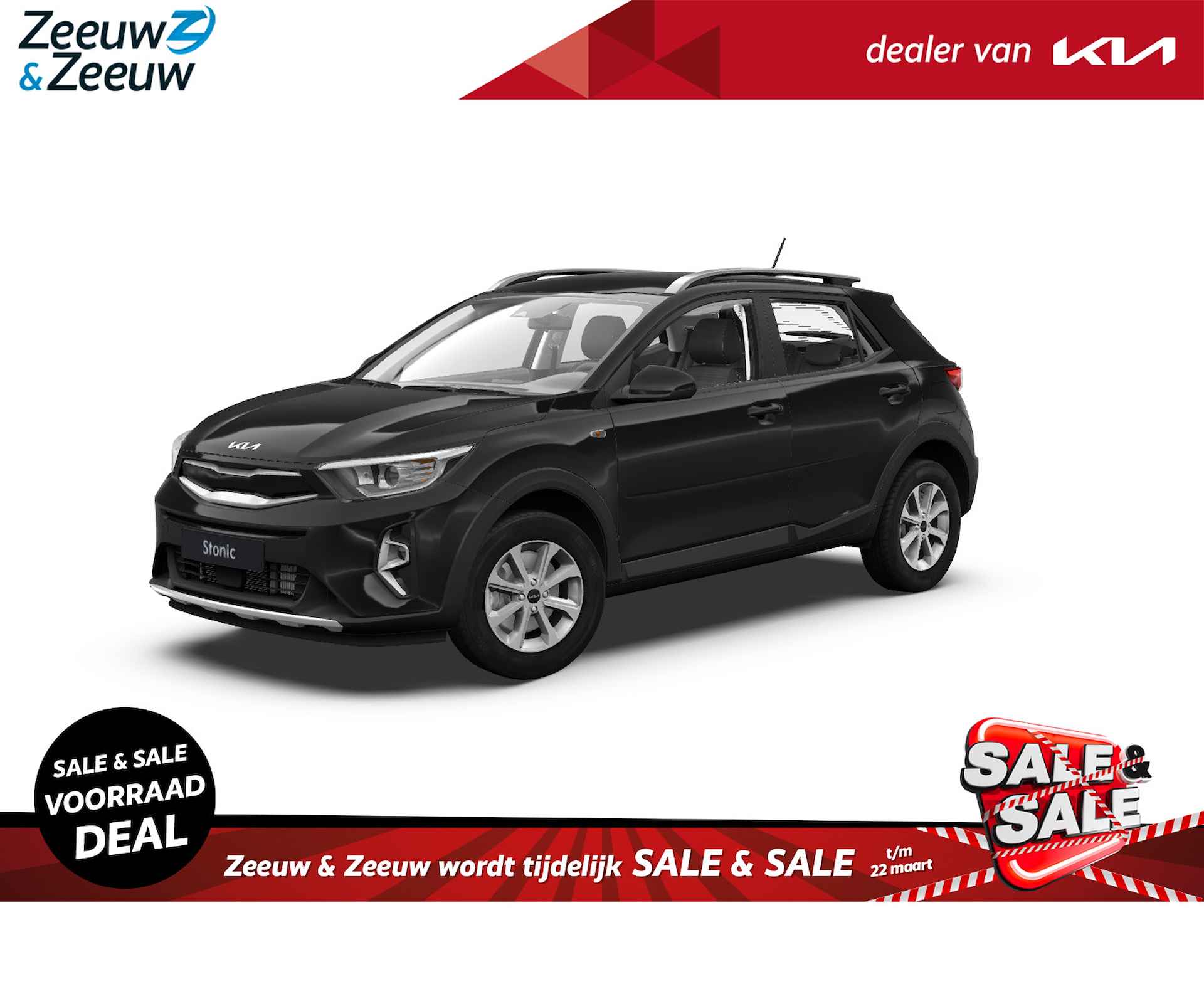 Kia Stonic 1.0 T-GDi MHEV ComfortLine | Nieuw te bestellen | €1750,- INRUILPREMIE | Private lease v.a. €399,- | Navigatie | Camera | Airco | - 1/8