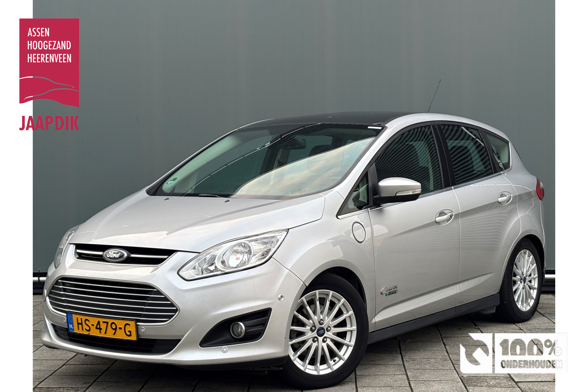 Ford C-MAX BWJ 12-2015 2.0 PI Hybrid185pk Titanium+ | PANO | LEER | CAMERA A | CLIMA | NAVI | PDC | LMV |