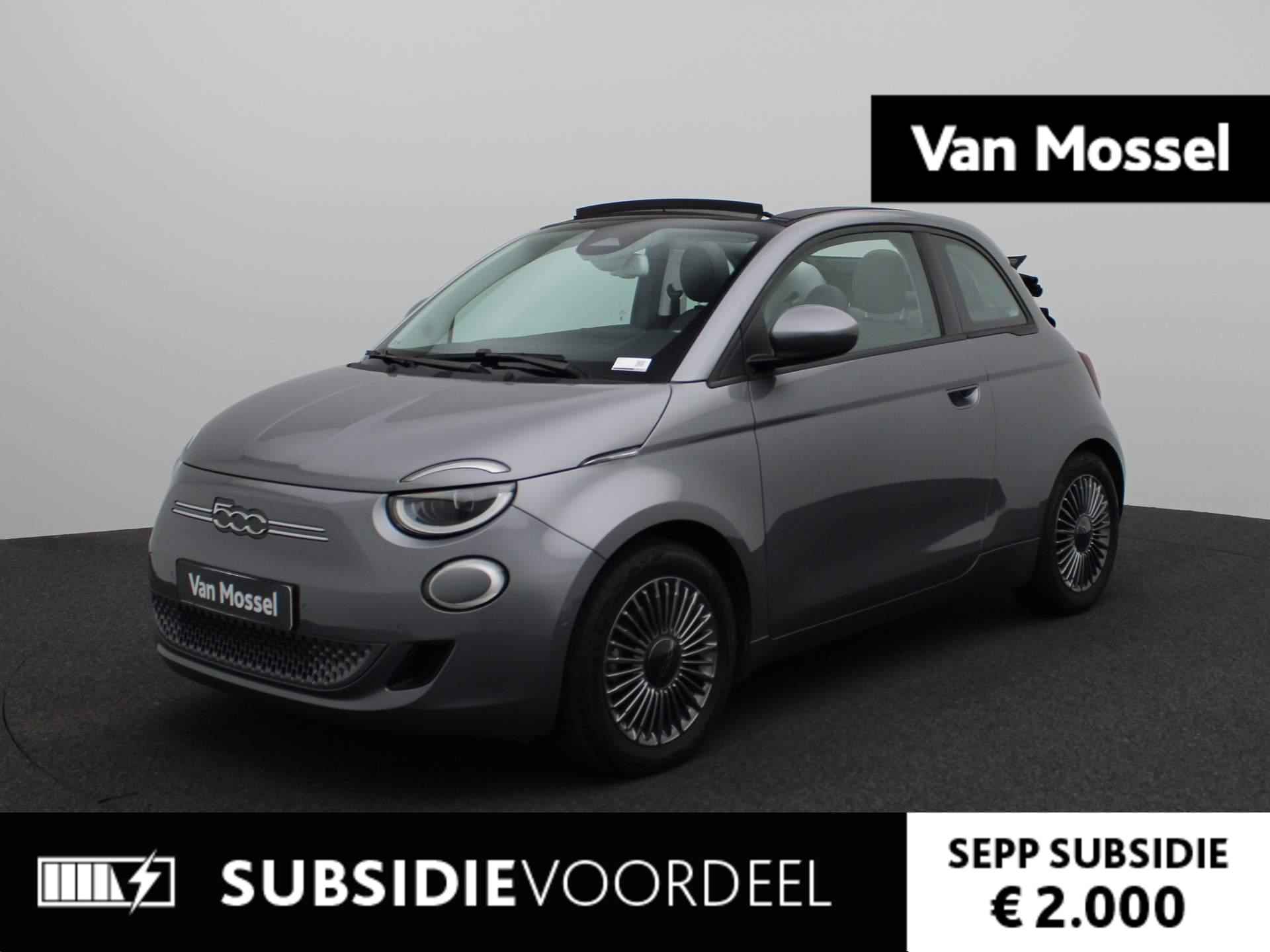 Fiat 500 C Icon 42 kWh 119pk | Navigatie | Stoelverwarming | Climate-Control | Achteruitrijcamera | Keyless - 1/34