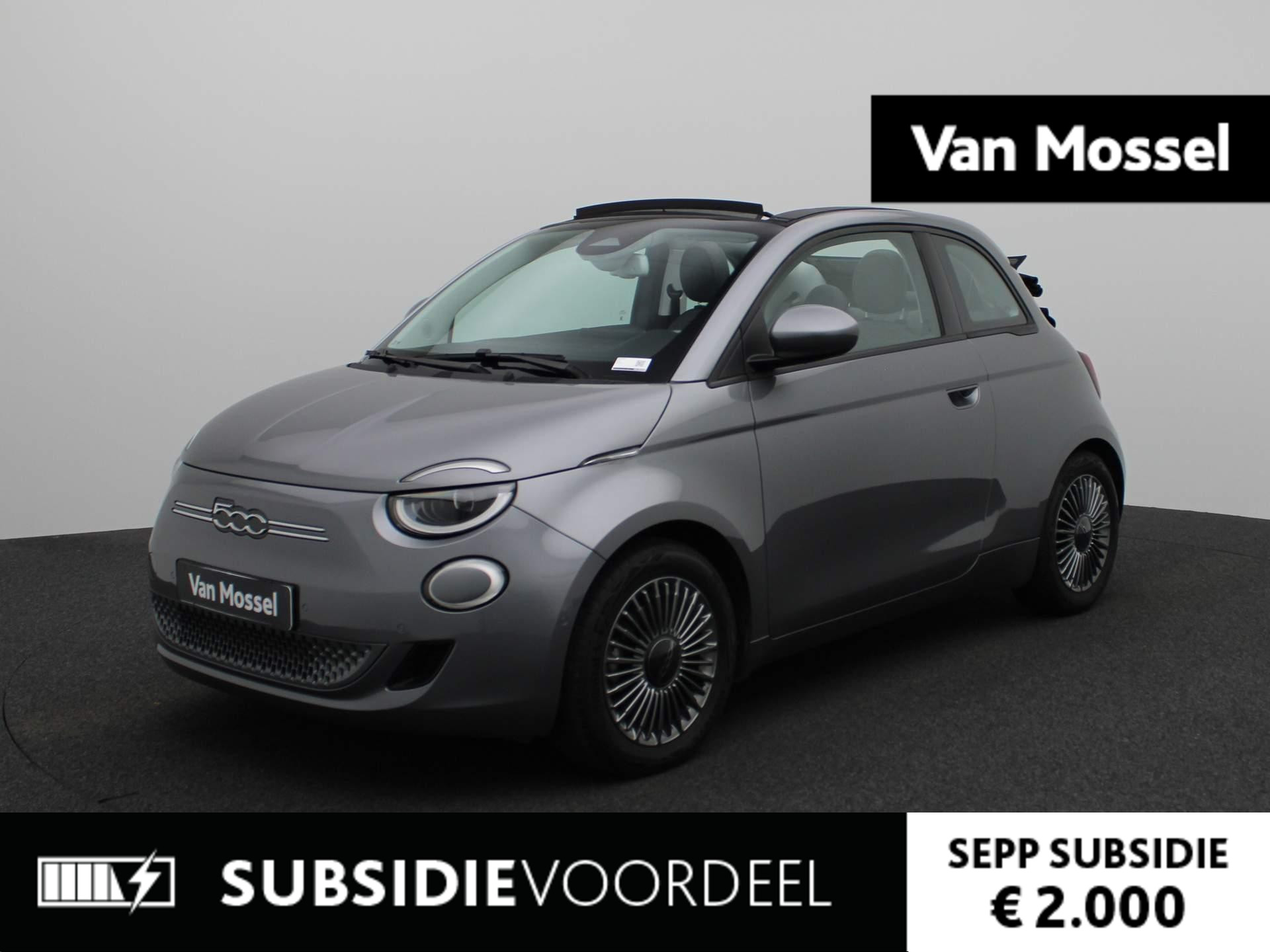 Fiat 500 C Icon 42 kWh 119pk | Navigatie | Stoelverwarming | Climate-Control | Achteruitrijcamera | Keyless