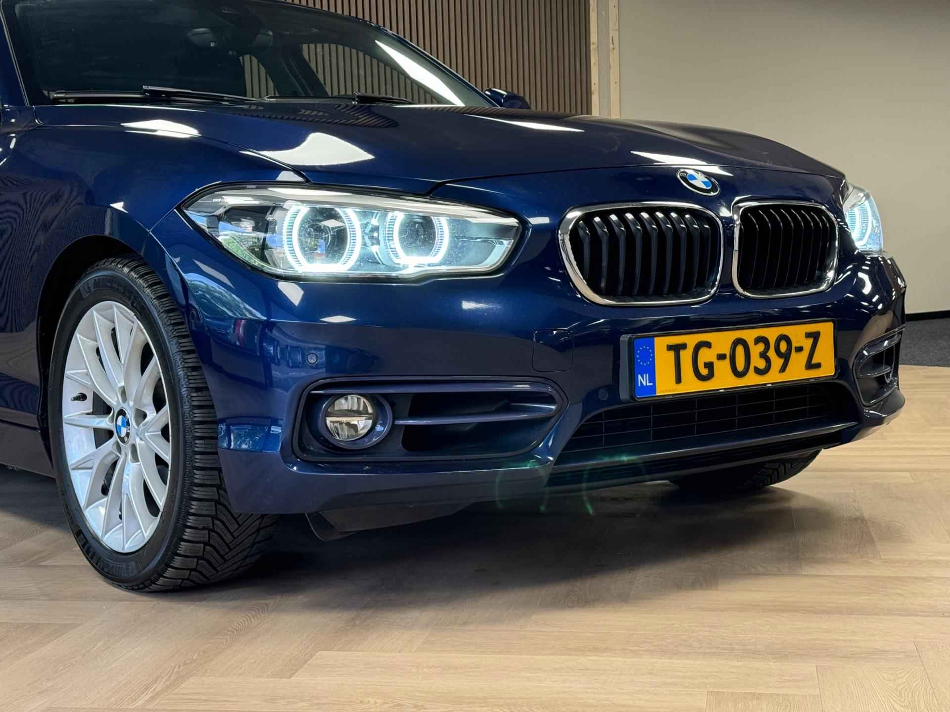 BMW 1-serie 118i Centennial High Executive LPG G3 AUT. AIRCO CAMERA NAVI TREKHAAK LEDER KEYLESS - 4/36