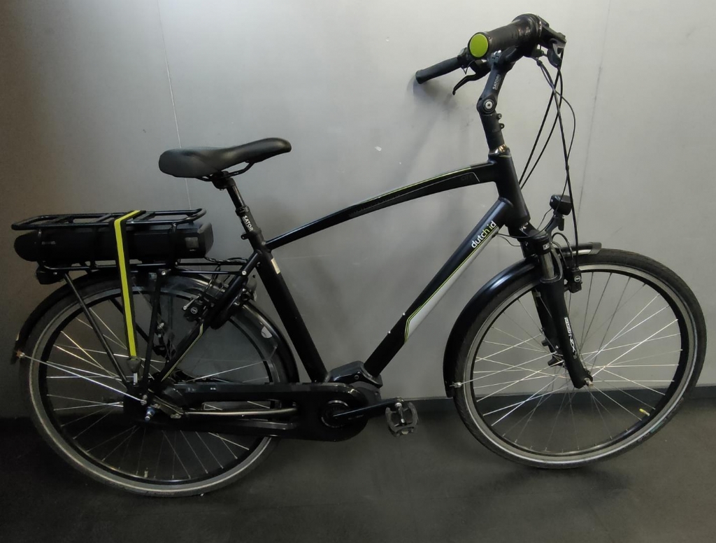Dutch ID CITY E-Bike Shimano Steps H53 Satin Black bij viaBOVAG.nl