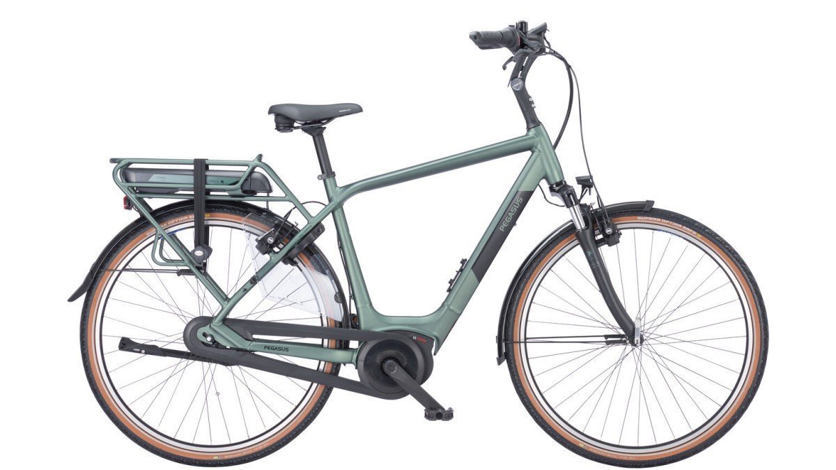 PEGASUS Siena E7F NL (400wh) Heren Emerald Green Matt 28" 55cm 2024