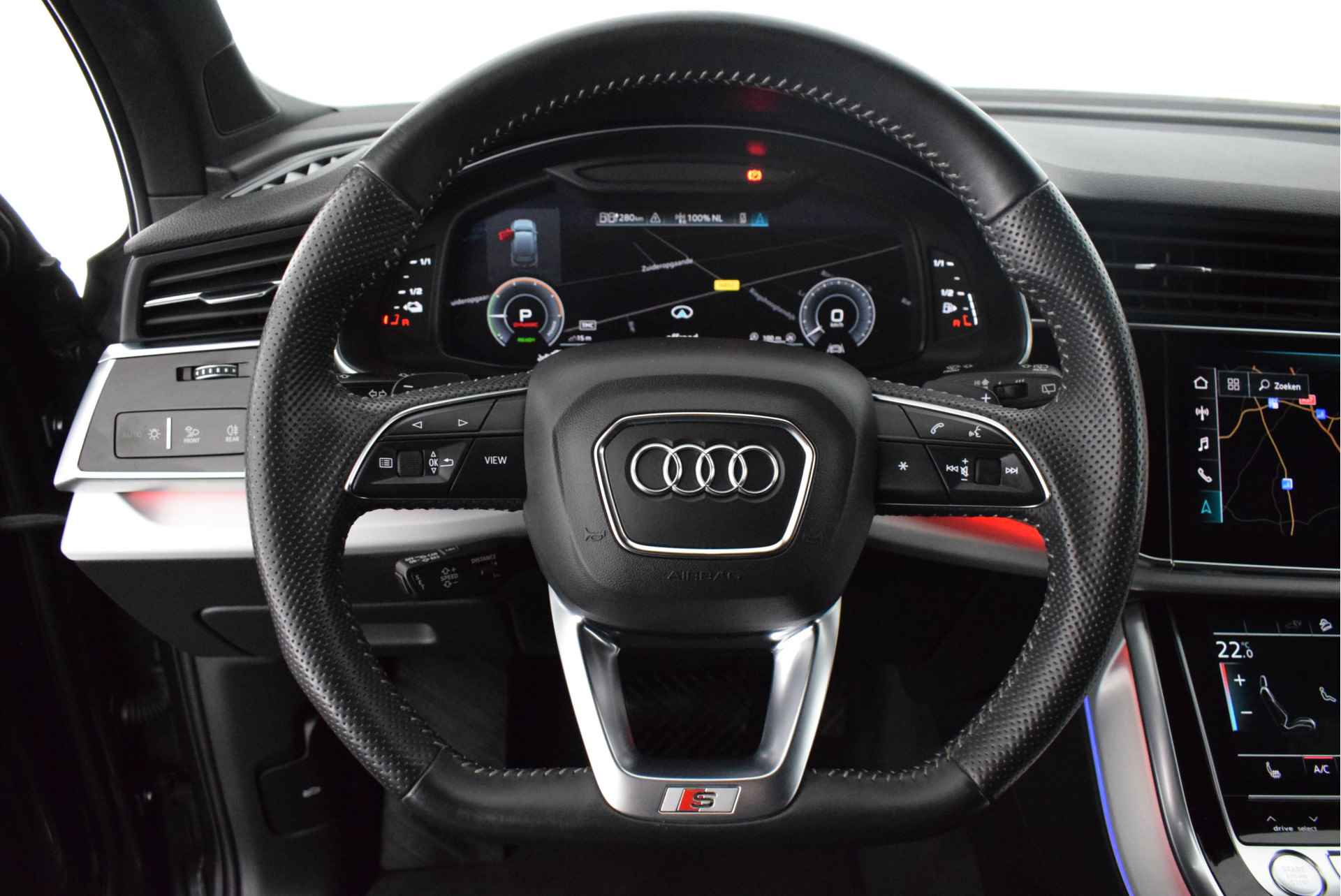 Audi Q7 55 TFSI e 381pk quattro 2x S-Line Trekhaak 360Camera Bose Head-Up Laser Led Luchtvering Keyless Navigatie Virtual Cockpit - 16/63