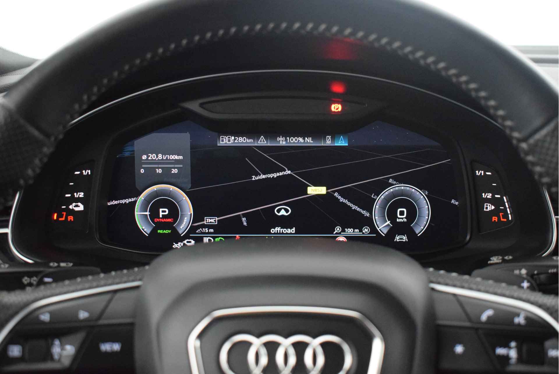 Audi Q7 55 TFSI e 381pk quattro 2x S-Line Trekhaak 360Camera Bose Head-Up Laser Led Luchtvering Keyless Navigatie Virtual Cockpit - 53/63