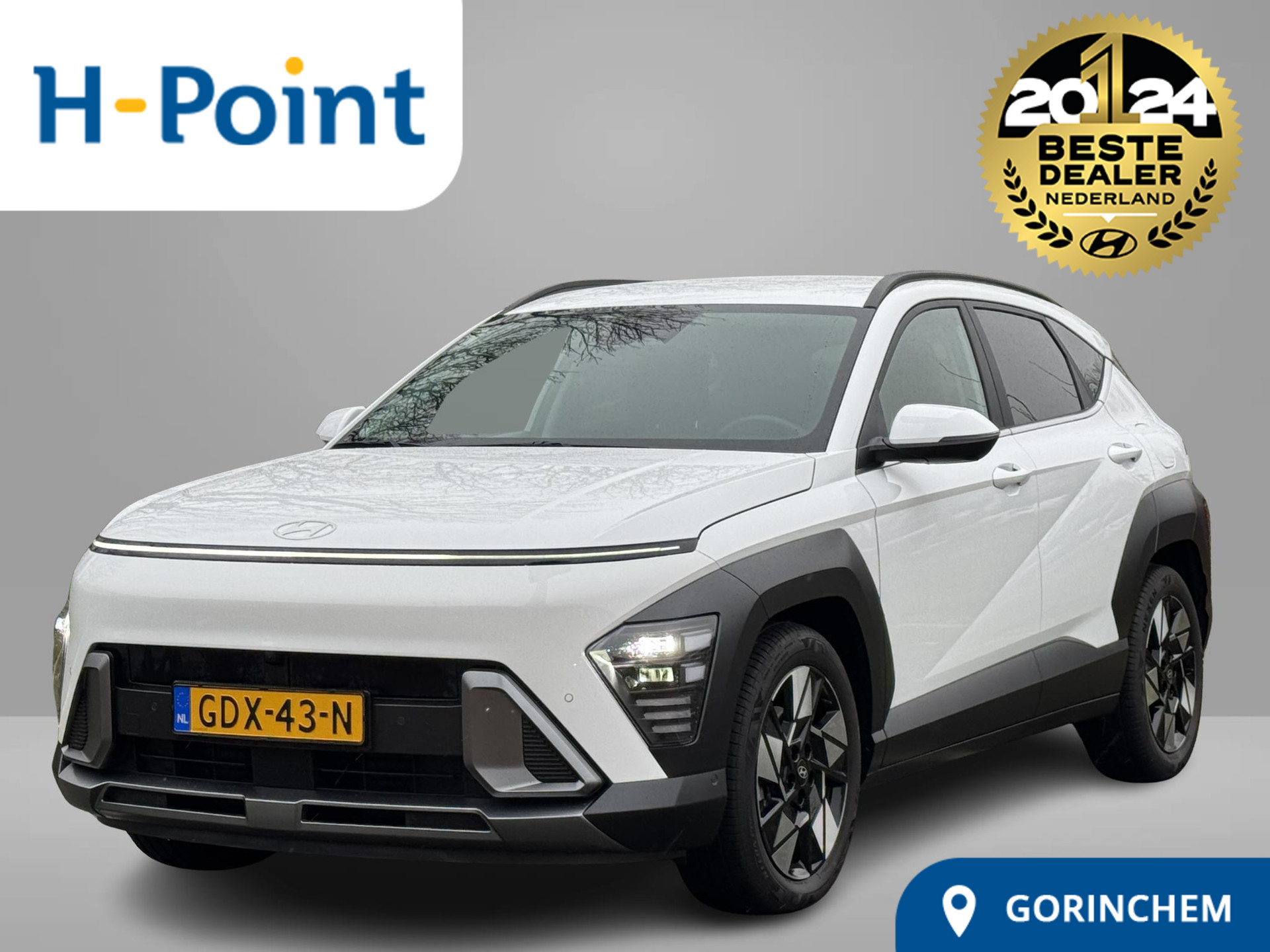 Hyundai Kona 1.6 GDI HEV Premium |€5992 DEMOVOORDEEL|360 CAMERA|NAVIGATIE|STOELVENTILATIE|