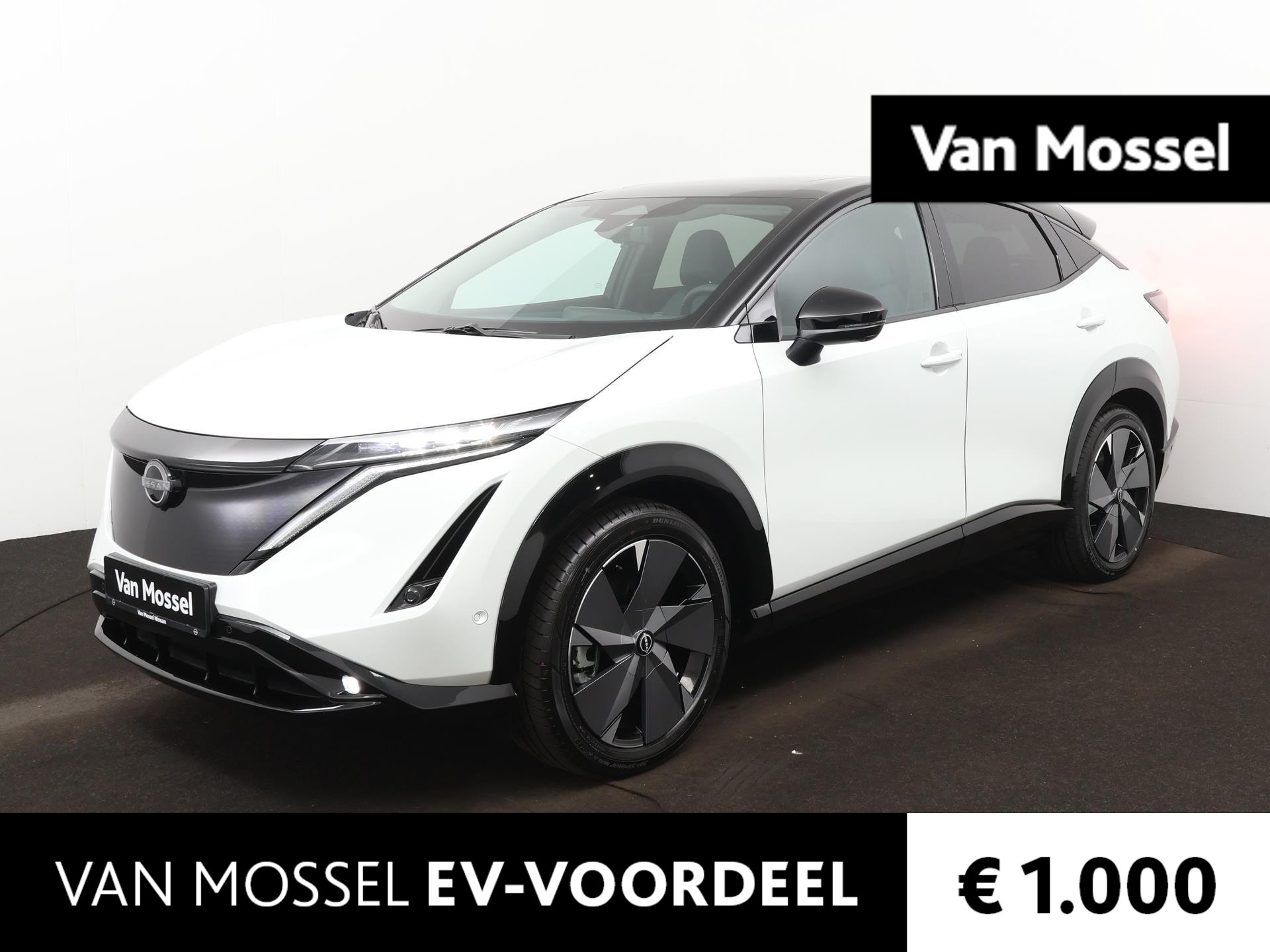 Nissan Ariya e-4ORCE Evolve+ 87 kWh Leather | ACC | e-Pedal | Stoelverwarming voor + achter | Panoramadak | Elektrisch verstelbaar armsteun | Digitale binnenspiegel | inclusief tot €20.000 korting