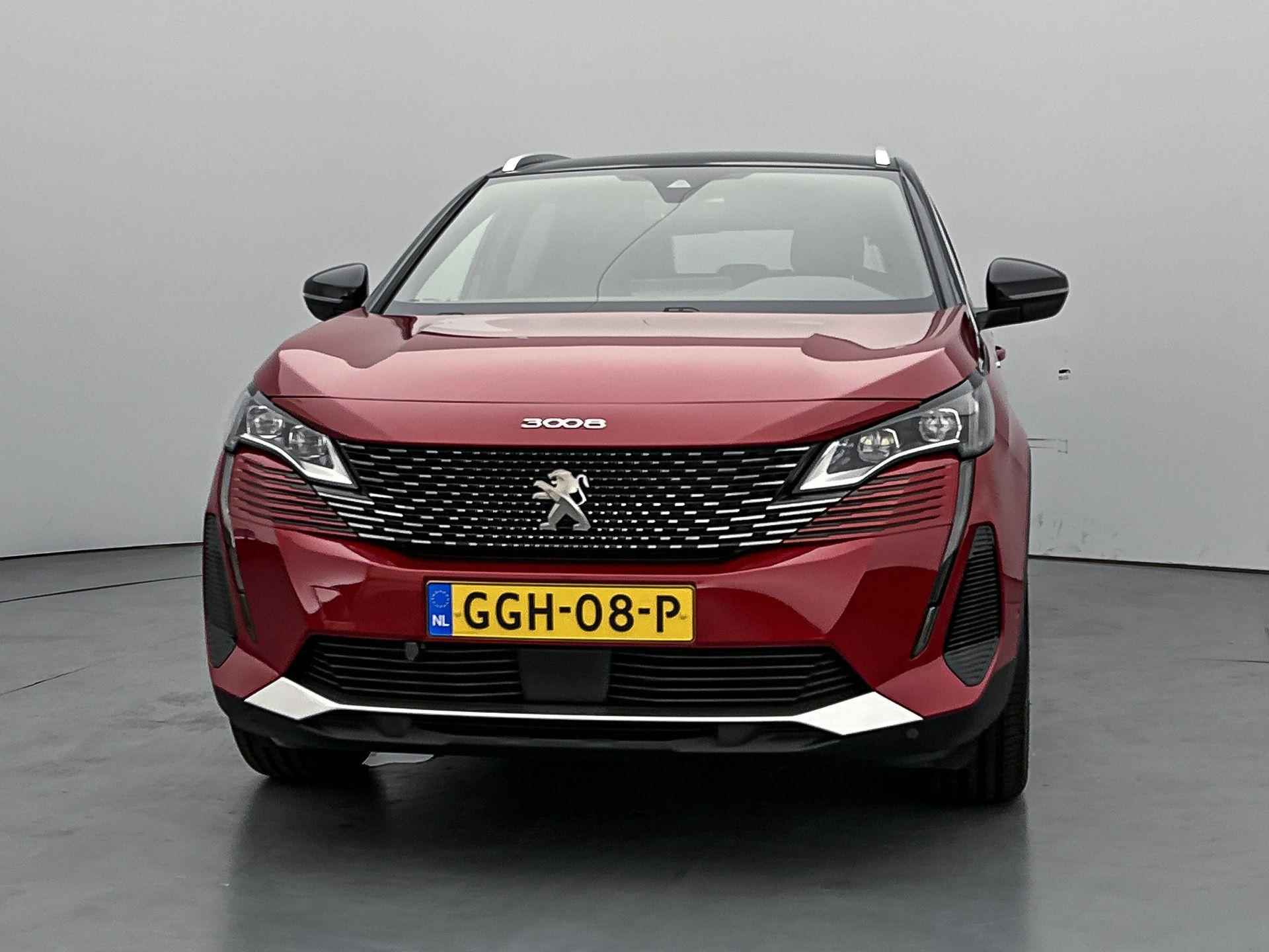 Peugeot 3008 SUV GT 130pk Automaat | Navigatie | Achteruitrijcamera | Full Led koplampen | Adaptieve Cruise Control | Leder/Alcantara | Stoelverwarming | Climate Control | Keyless | Parkeersensoren v+a | Dodehoeksensor | Apple Carplay / Android Auto | Donker getint glas | 18" lichtmetalen velgen | - 9/34