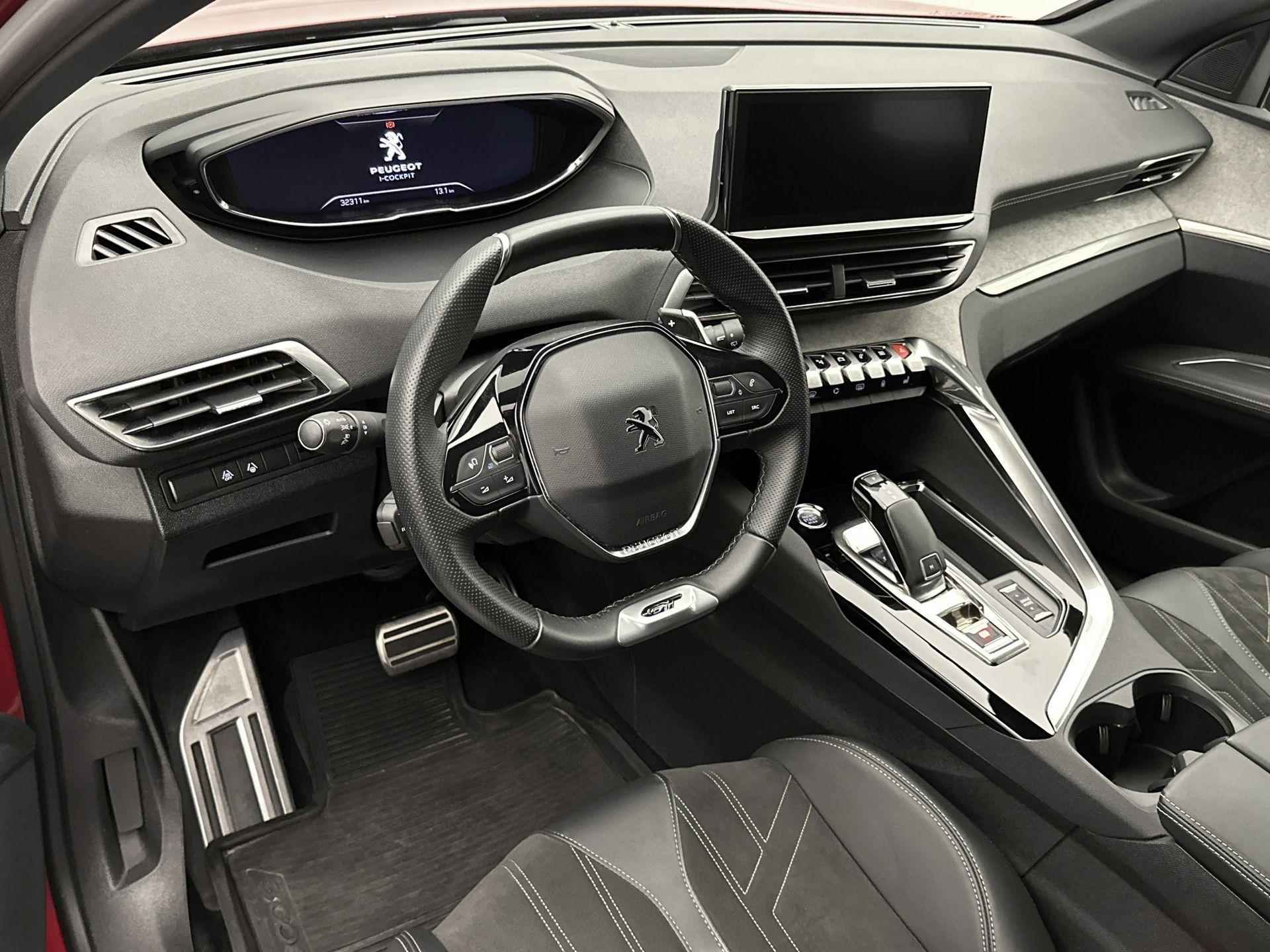 Peugeot 3008 SUV GT 130pk Automaat | Navigatie | Achteruitrijcamera | Full Led koplampen | Adaptieve Cruise Control | Leder/Alcantara | Stoelverwarming | Climate Control | Keyless | Parkeersensoren v+a | Dodehoeksensor | Apple Carplay / Android Auto | Donker getint glas | 18" lichtmetalen velgen | - 11/34