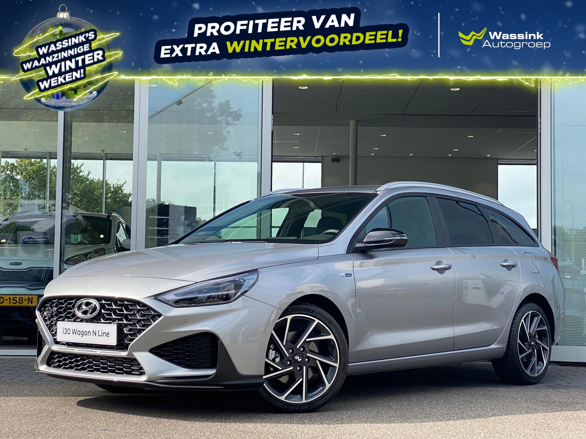 Hyundai I30 Wagon 1.5 T-GDI 48V 160pk N-Line | Navigatie | Stoelverwarming | Parkeersensoren  | Sportstoelen