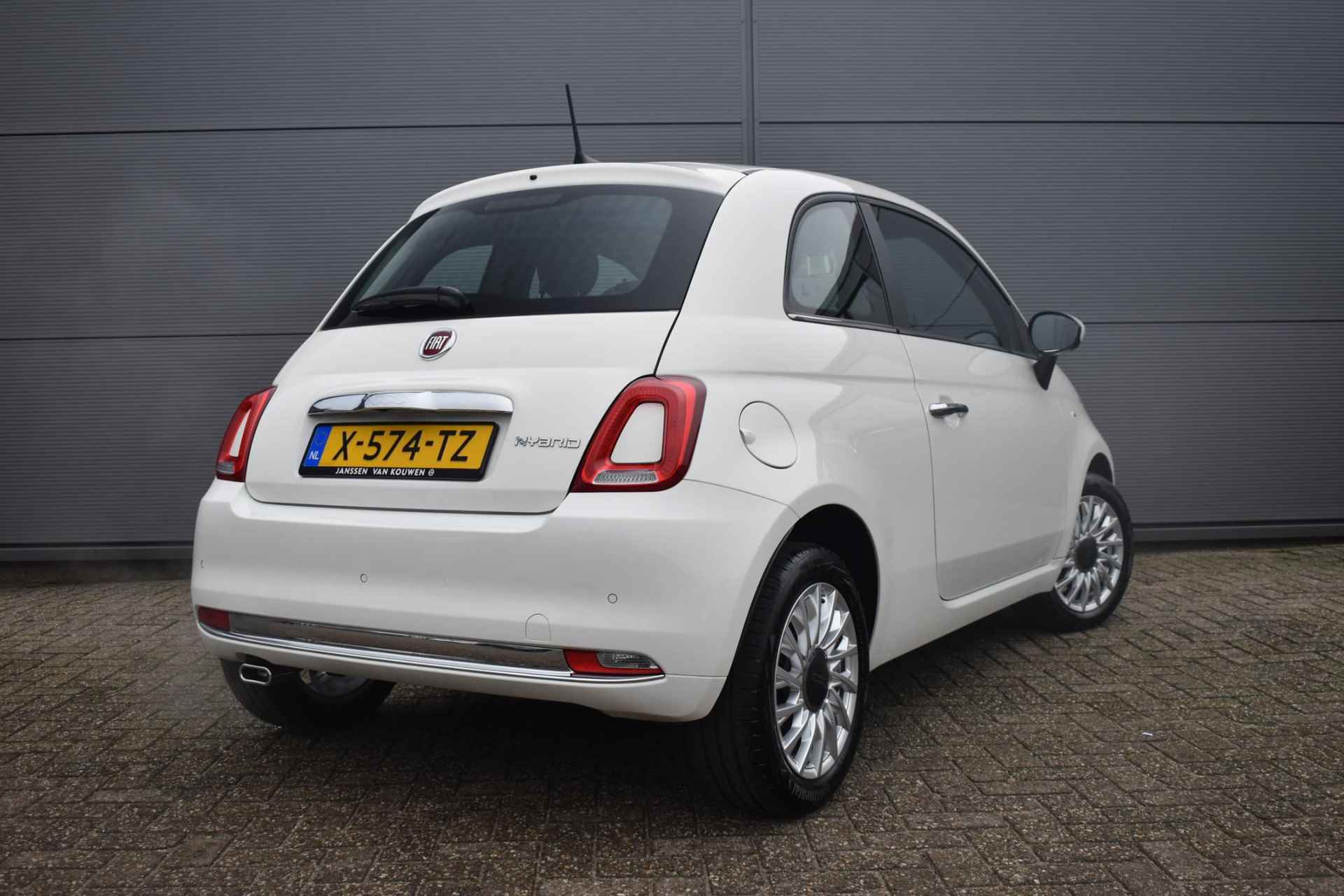 Fiat 500 1.0 Hybrid Dolcevita Cruise Control Climate Controle LM Velgen Panoramadak - 4/31