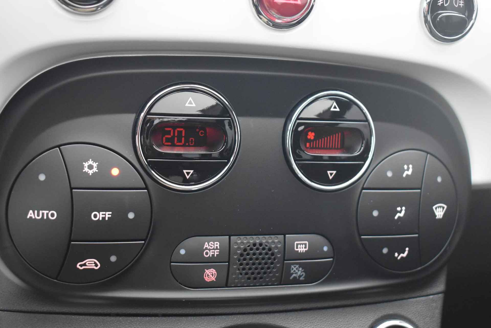 Fiat 500 1.0 Hybrid Dolcevita Cruise Control Climate Controle LM Velgen Panoramadak - 13/31