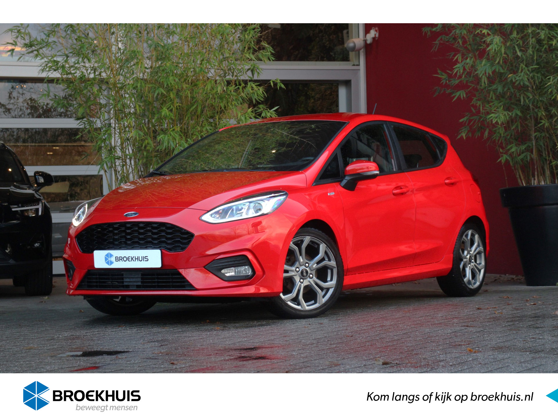 Ford Fiesta 1.0 EcoBoost ST-Line | LED | Cruise | Voorruitverwarming | Navigatie | 17'' Velgen