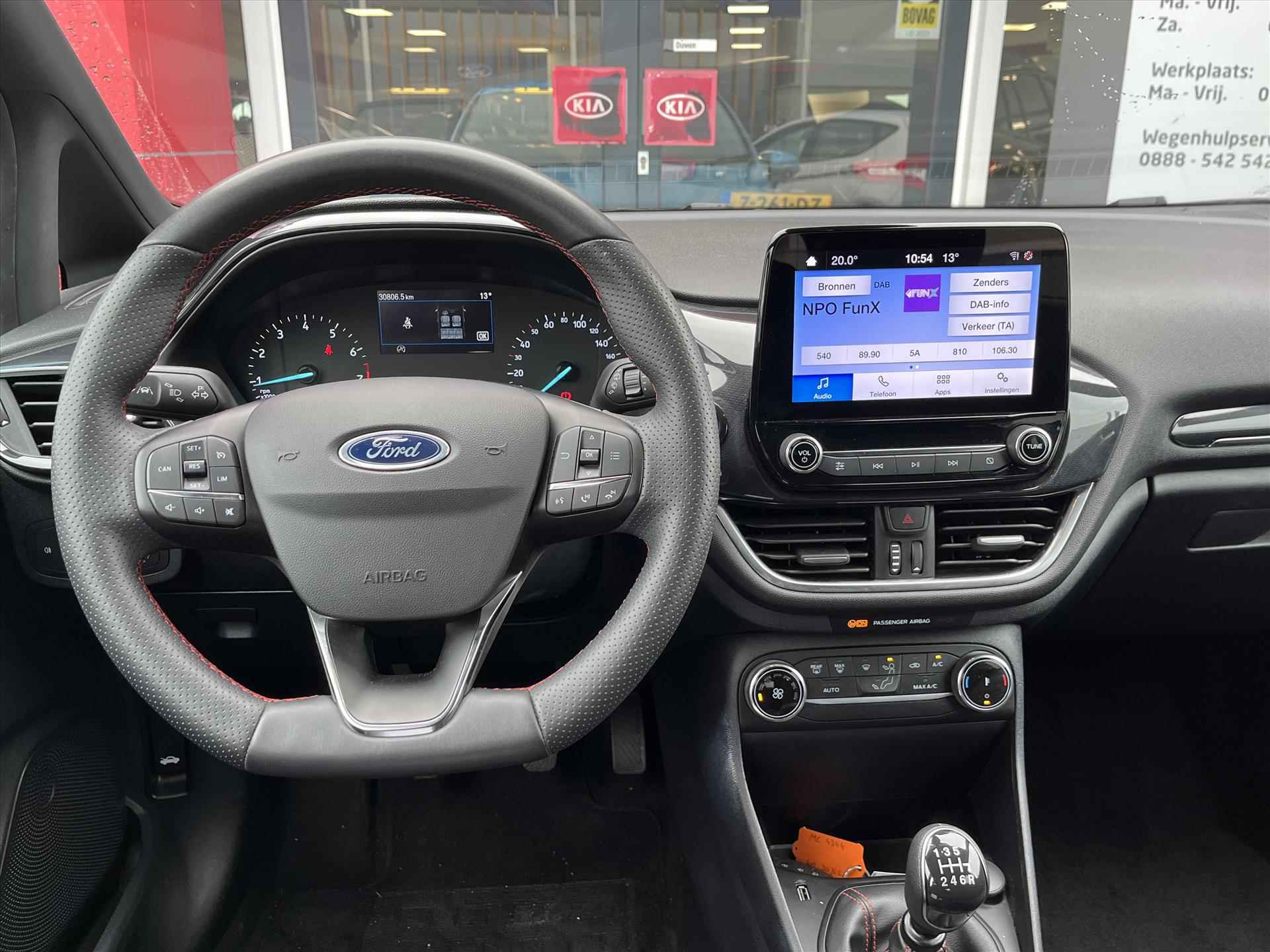 Ford Fiesta 1.0 EcoBoost Hybrid 125pk ST-Line | Climatronic | Navigatie via Carplay | Apple/Android carplay | - 3/27
