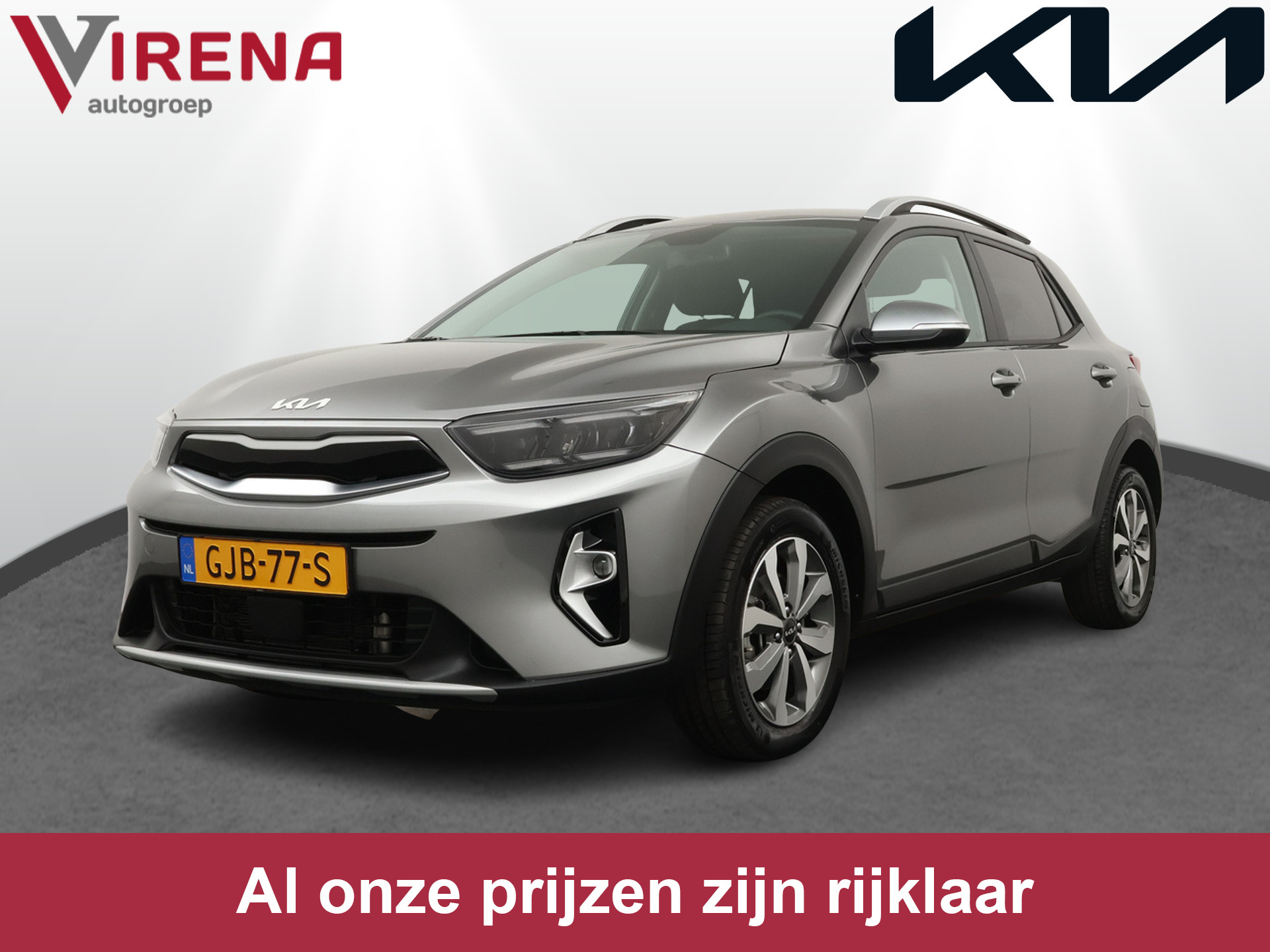 Kia Stonic 1.0 T-GDi MHEV DynamicPlusLine - Stoel/Stuur Verwarming - Cruise Control - Keyless Entry - Climate Control - Apple/Android Carplay - Fabrieksgarantie tot 08-2031