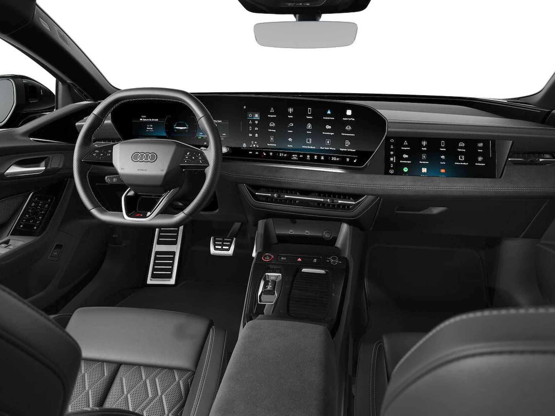 Audi S6 e-tron Avant 503pk · Interieur Carbon · Panorama-glasdak · Sportstoelen plus Leder · B&O Premium - 3/8