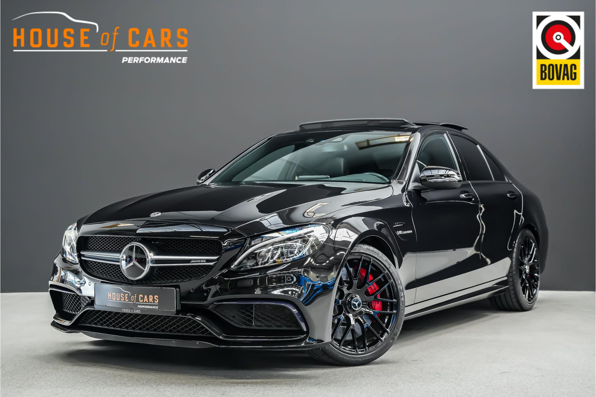 Mercedes-Benz C-Klasse AMG C63S 510pk |panoramadak|Burmester|memory|elektrische koffferklep|stoelverwarming|adaptieve led koplampen|