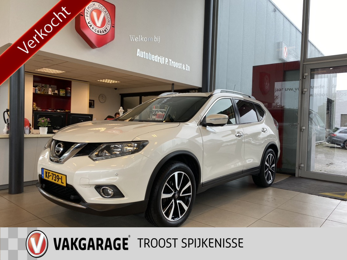 Nissan X-Trail 1.6 DIG-T N-Connecta,NL Auto,100% Onderhouden,Panoramadak,Navigatie,Rondomzichtcamera,Trekhaak,Keyless Entry,V&A,Sensoren,Climat