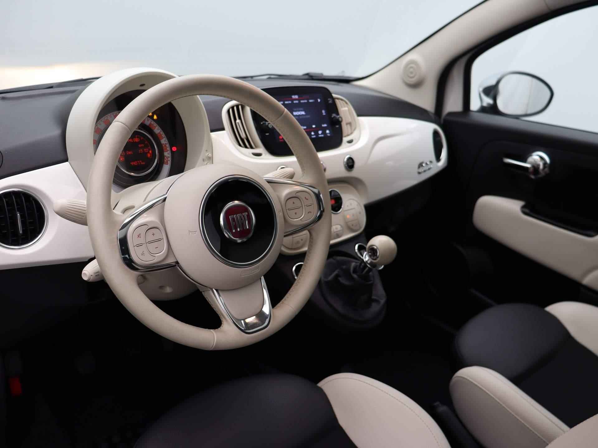 Fiat 500 1.0 Hybrid Dolcevita | Panoramadak | Apple CarPlay | Climate Control | Parkeersensoren | 16'' Velgen | - 19/22