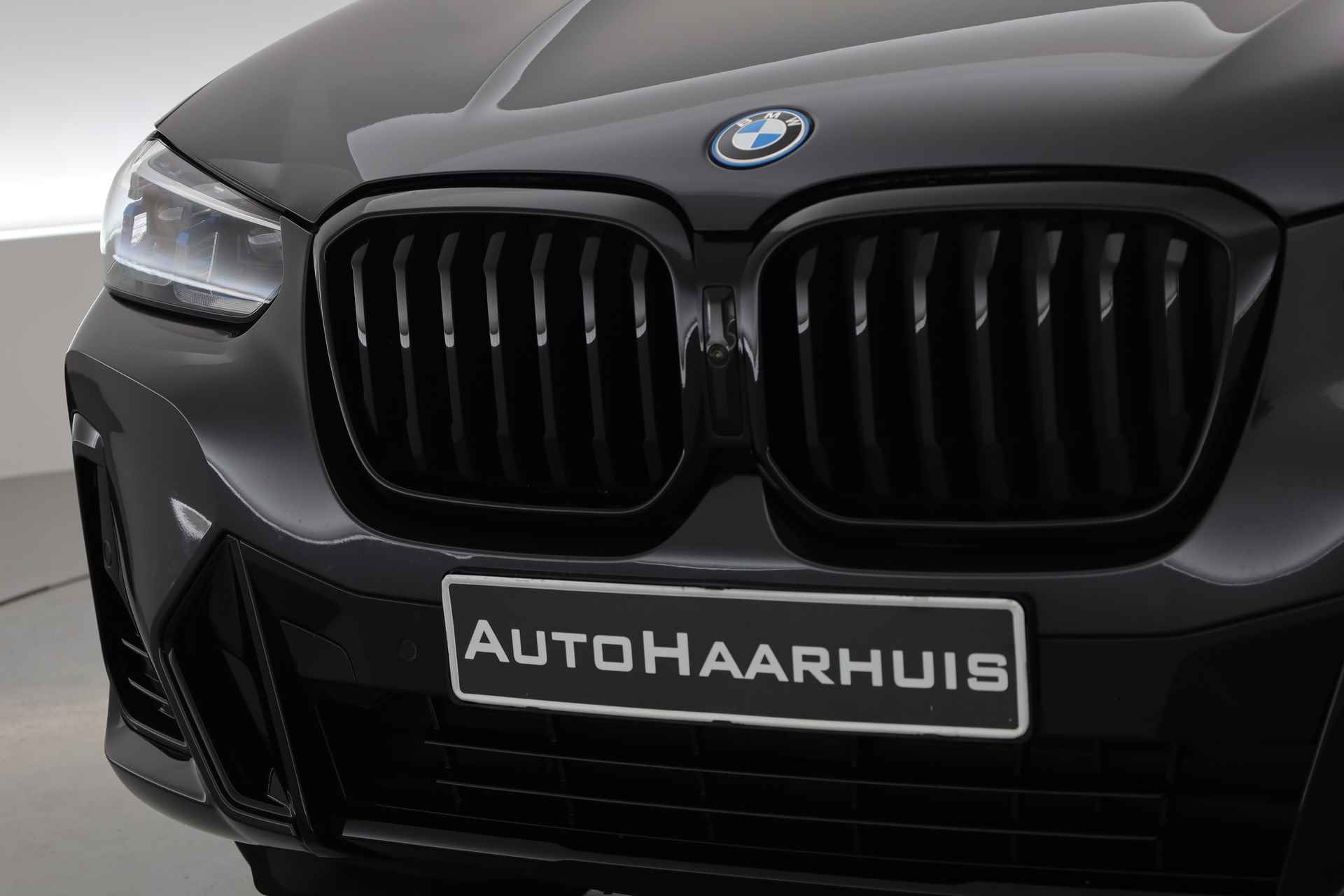 BMW X3 30e M Sportpakket Shadow line Lci | Pano | Leder | Carbon int. | HUD | Keyless | 360 cam | Laser LED - 26/32