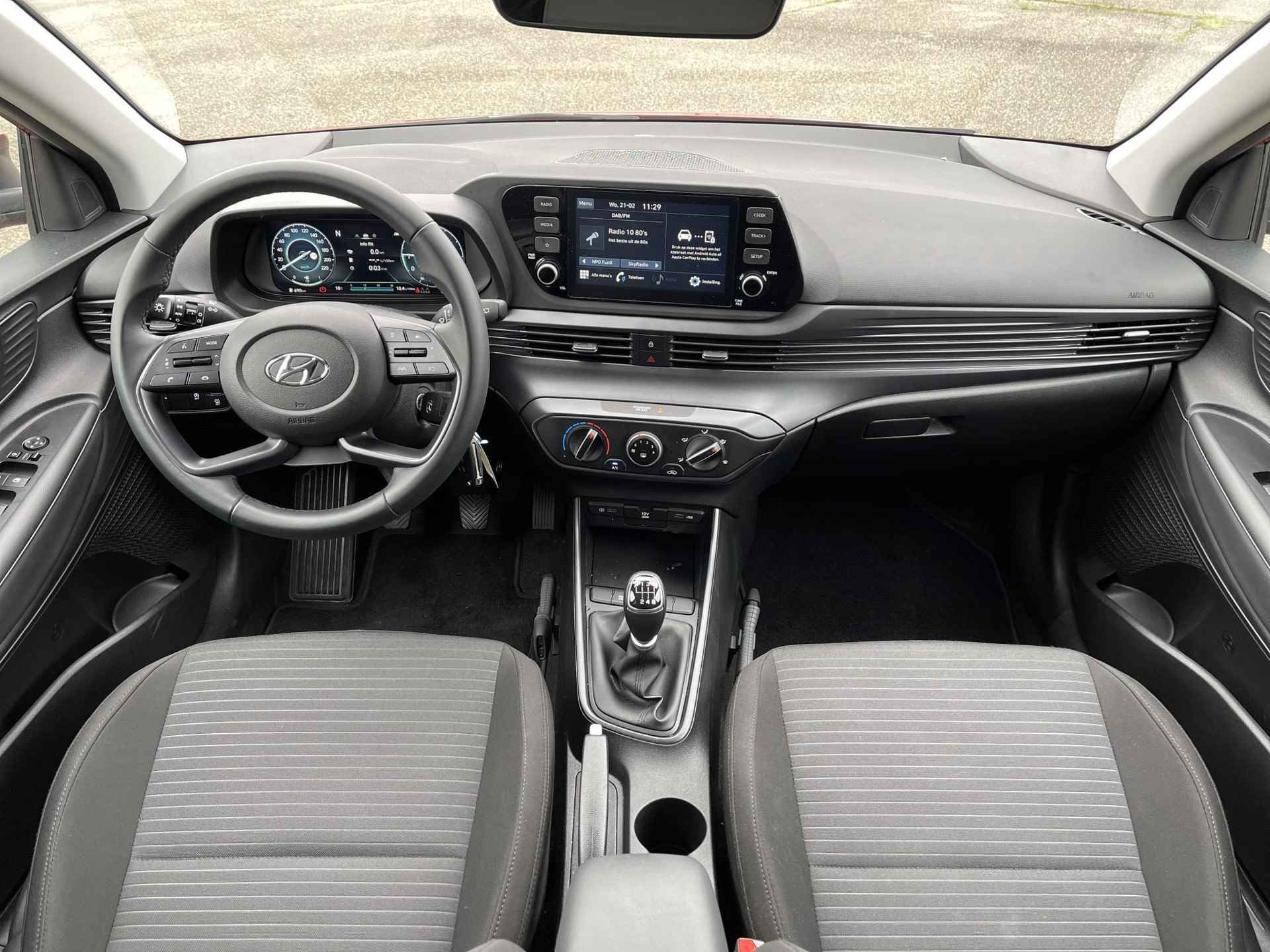 Hyundai i20 1.0 T-GDI Comfort | Apple Carplay/Android Auto | Camera | Dodehoek Detectie | Cruise Control | Airco | Rijklaarprijs! - 13/24