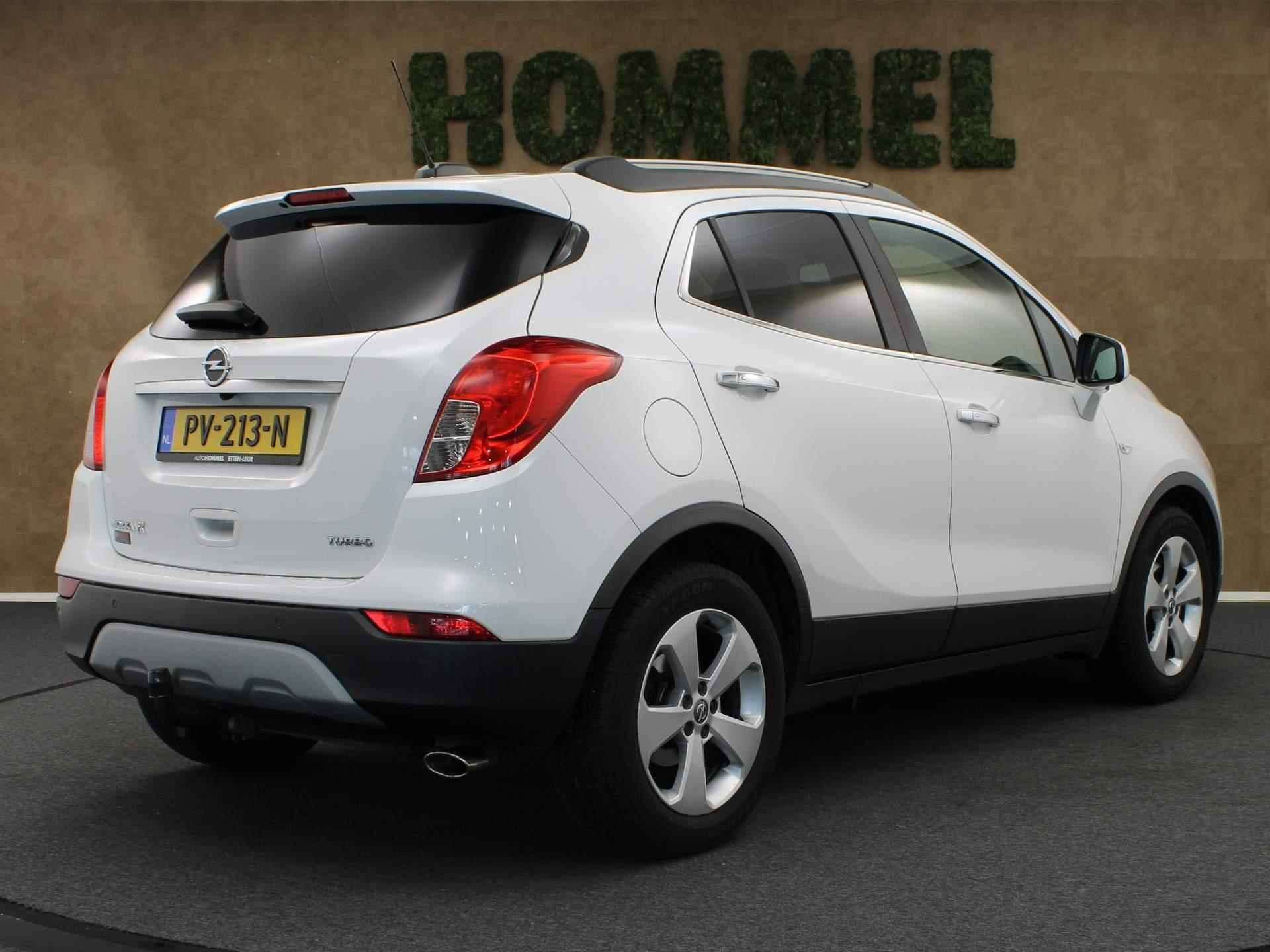 Opel Mokka X 1.4 Turbo Innovation - ORIGINEEL NEDERLANDSE AUTO - LEDEREN BEKLEDING - VASTE TREKHAAK - TREKGEWICHT 1200 KG - SCHUIF/KANTEL DAK - NAVIGATIE - VOORSTOELEN VERWARMD - PARKEERSENSOREN VOOR/ ACHTER - STUUR VERWARMD - 4/37