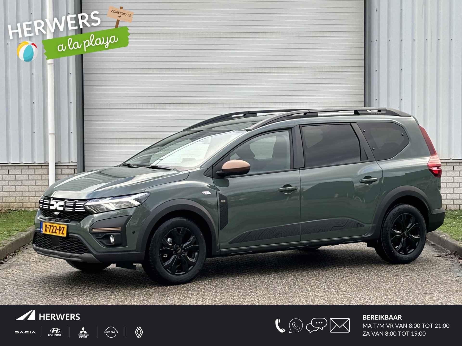 Dacia Jogger 1.6 Hybrid 140 Extreme 7p. / DEMO / Levertijd I.O. / Stoelverwarming / Draadloos Carplay / Android Auto / Achteruitrijcamera / Sensoren voor + achter / - 1/46