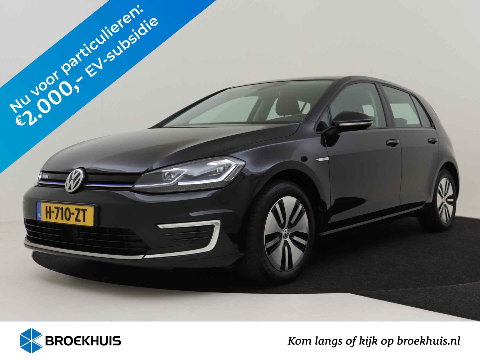 Volkswagen e-Golf E-DITION 136pk | €2000,- Subsidie | 1e eigenaar | Adaptief cruise control | Navigatie | Parkeersensoren v+a | Led koplampen | Wa - 1/39