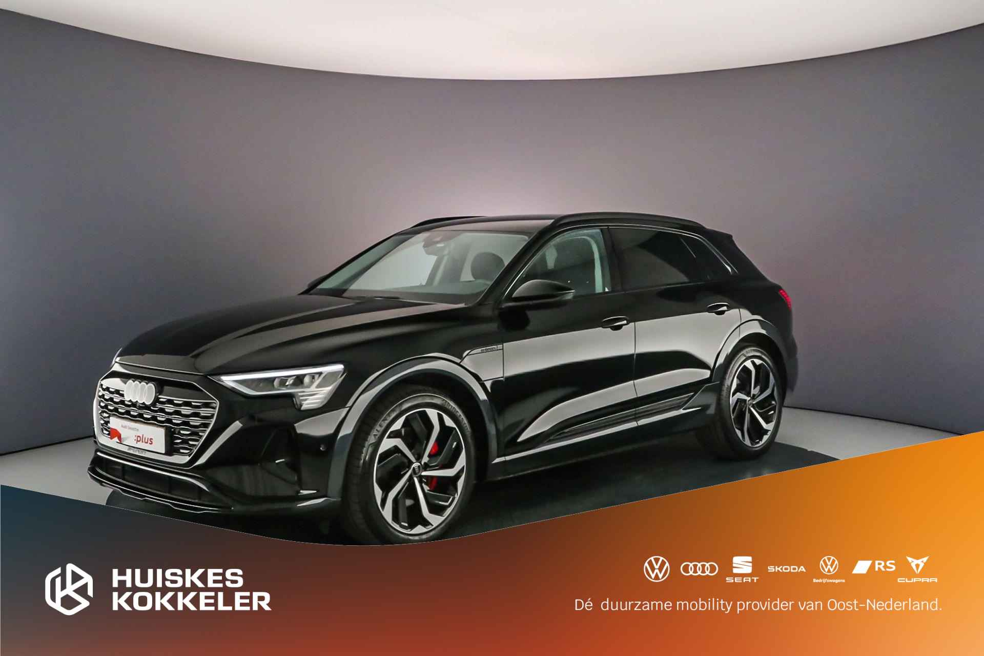 Audi Q8 e-tron 55 quattro Advanced Edition 115 kWh | Tour Pack | Luchtvering | 21 inch | Optiek Zwart | Adapt. Cruise |