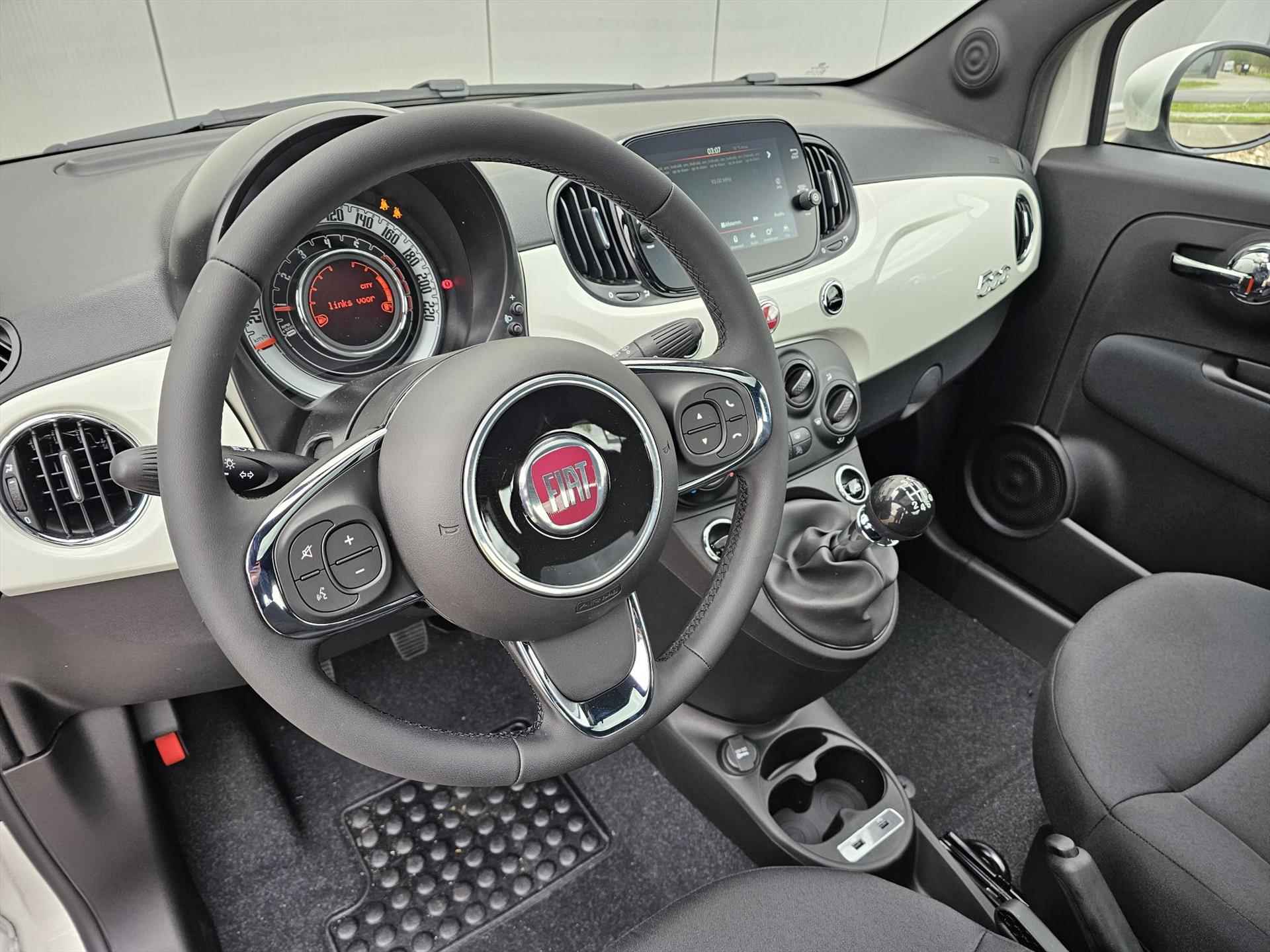 Fiat 500 1.0 Hybrid 70pk Dolcevita Finale | Apple CarPlay / Android Auto | Cruise Control | Parkeersensoren | Uit voorraad leverbaar! - 9/38