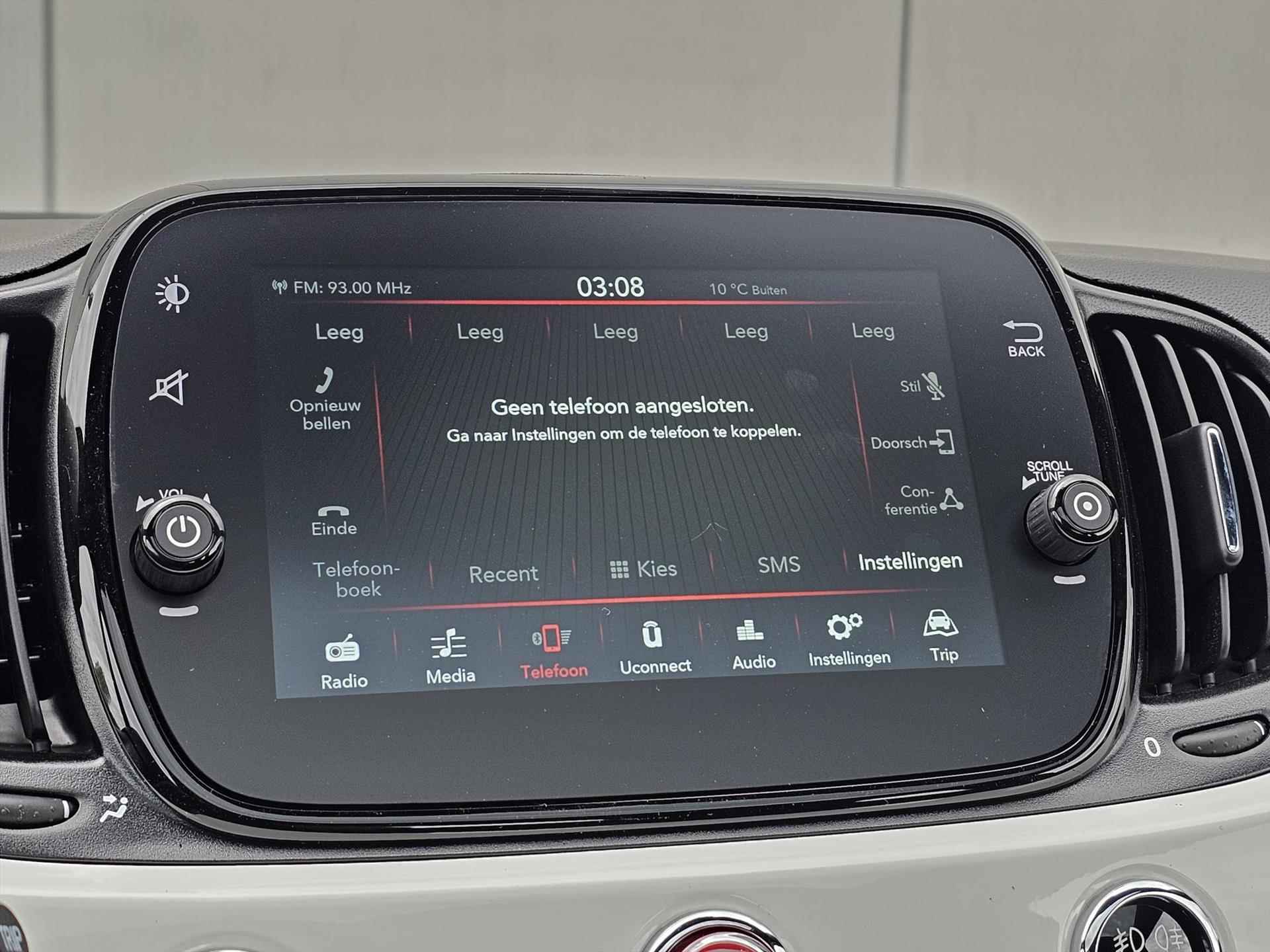 Fiat 500 1.0 Hybrid 70pk Dolcevita Finale | Apple CarPlay / Android Auto | Cruise Control | Parkeersensoren | Uit voorraad leverbaar! - 16/38