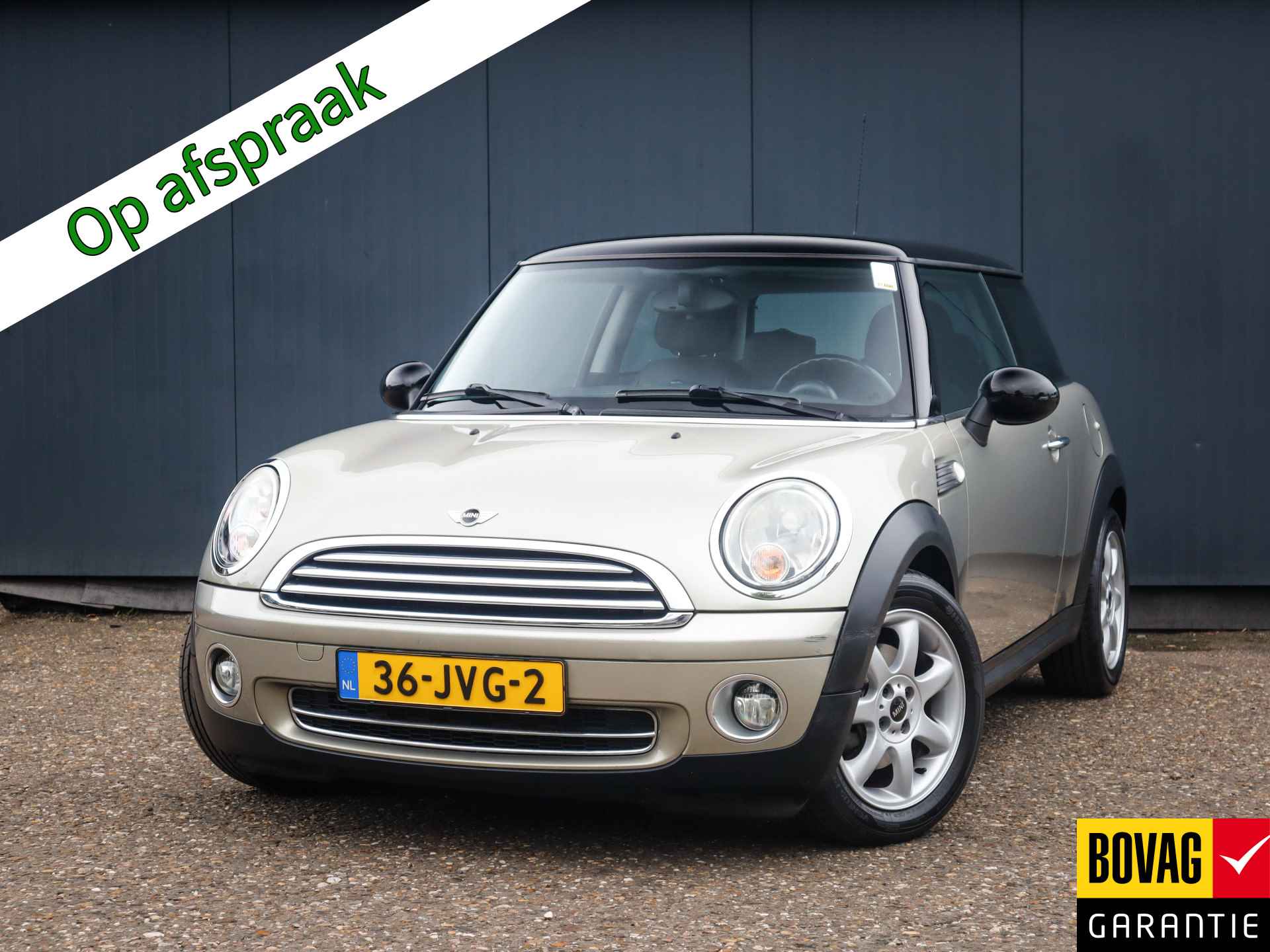 MINI Mini 1.6 Cooper Pepper (120 PK) Keurig-Onderh, 12-Mnd-BOVAG, NL-Auto, Apple-Carplay, Airco, Cruisecontrol, Isofix, Lm-Velgen-16Inch, Privacy-Glas - 1/32